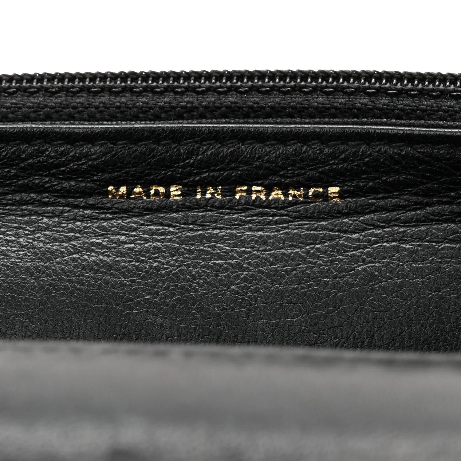 Lambskin Chevron Boy Wallet On Chain WOC Black - Top Club