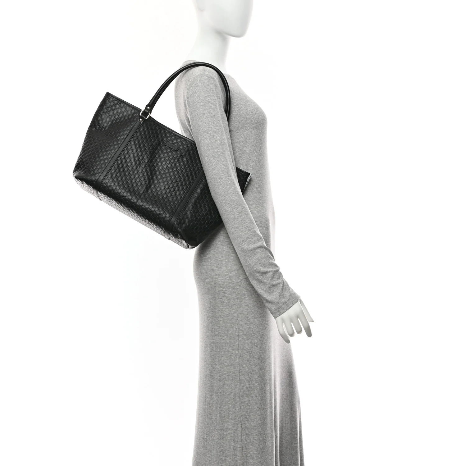 Microguccissima Medium Joy Tote Black