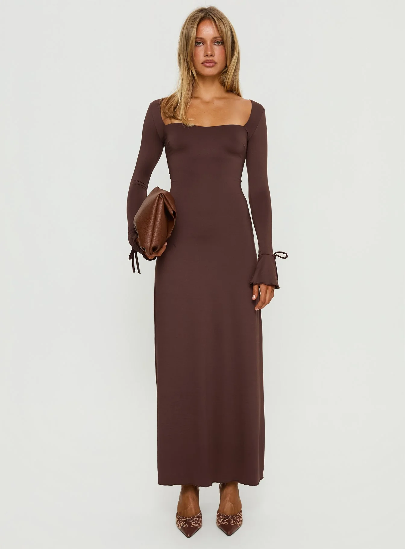 Dalzine Maxi Dress Chocolate