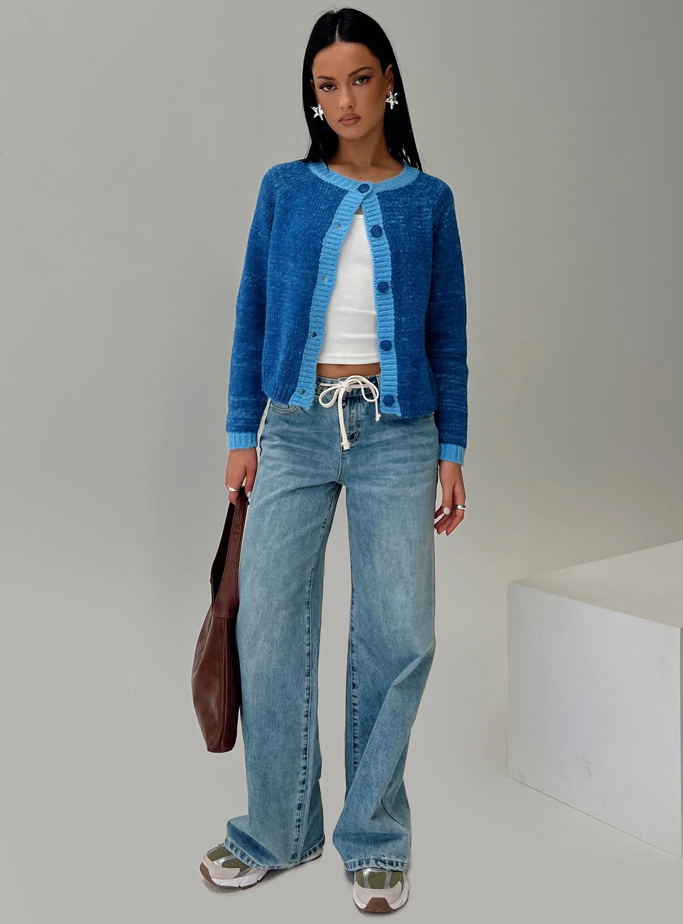 Oak Meadow Cardigan Blue