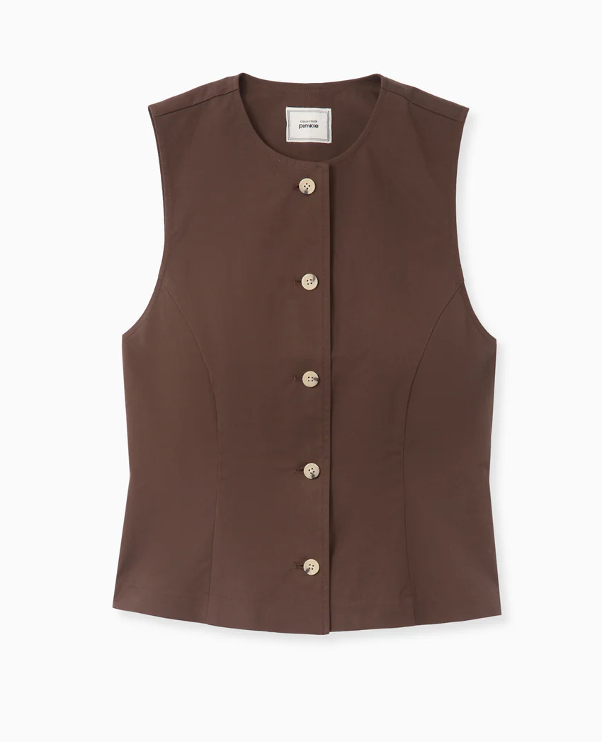 Pimkie Veste sans manches avec boutons