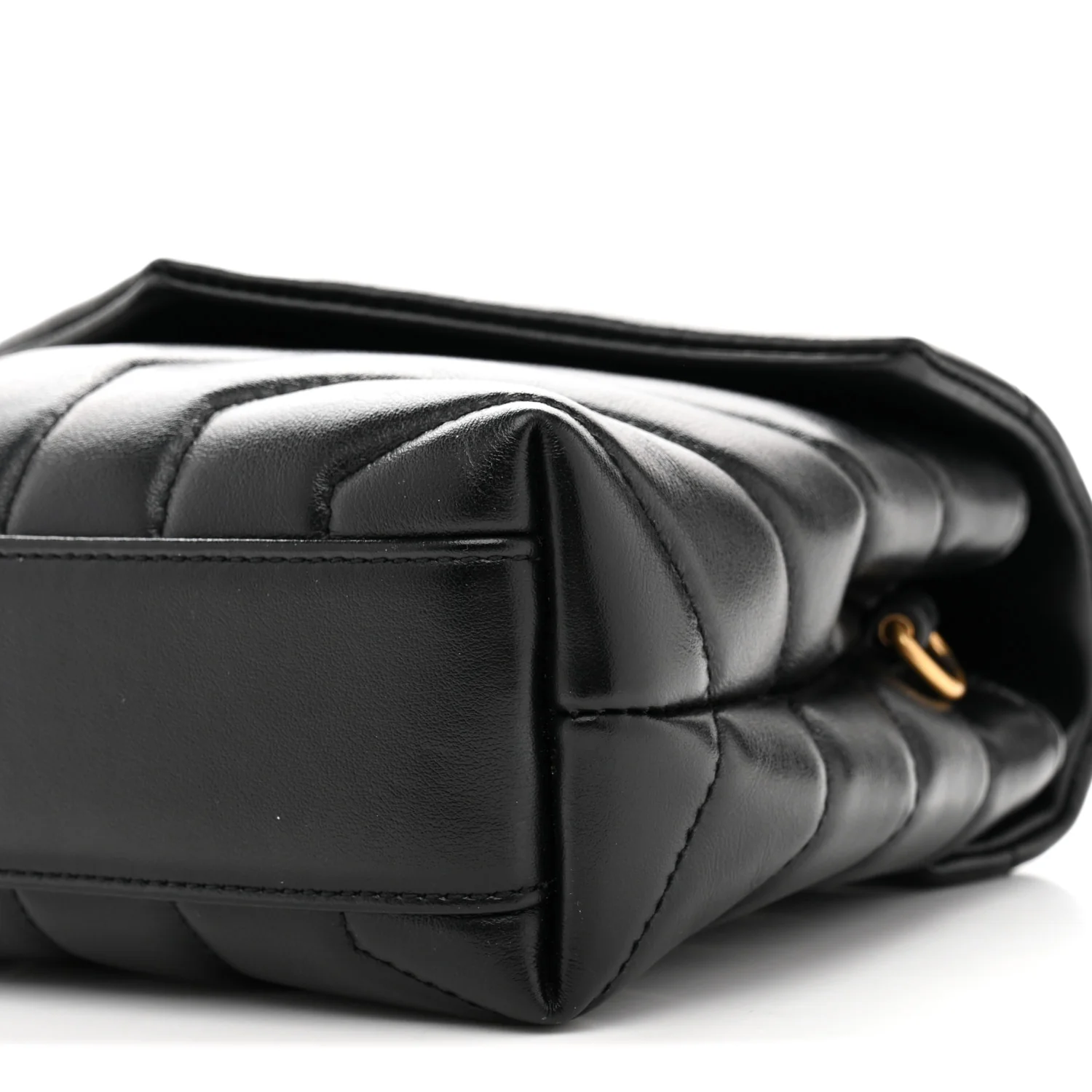 Calfskin Y Quilted Monogram Toy Loulou Crossbody Bag Black - Top Club