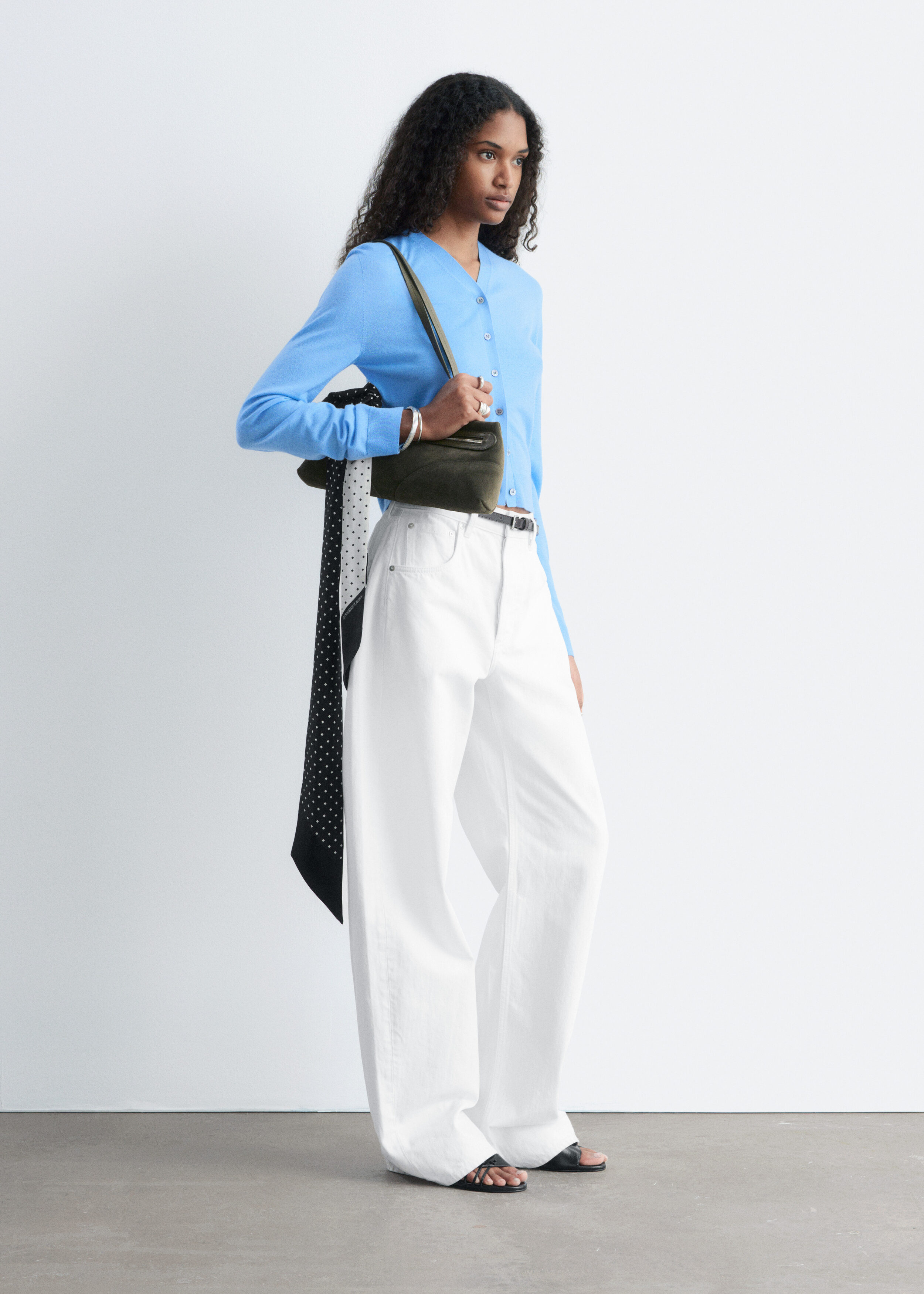 & Other Stories CROPPED CASHMERE CARDIGAN