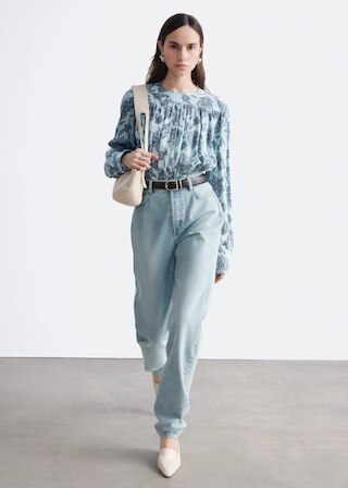 & Other Stories GATHERED BLOUSE