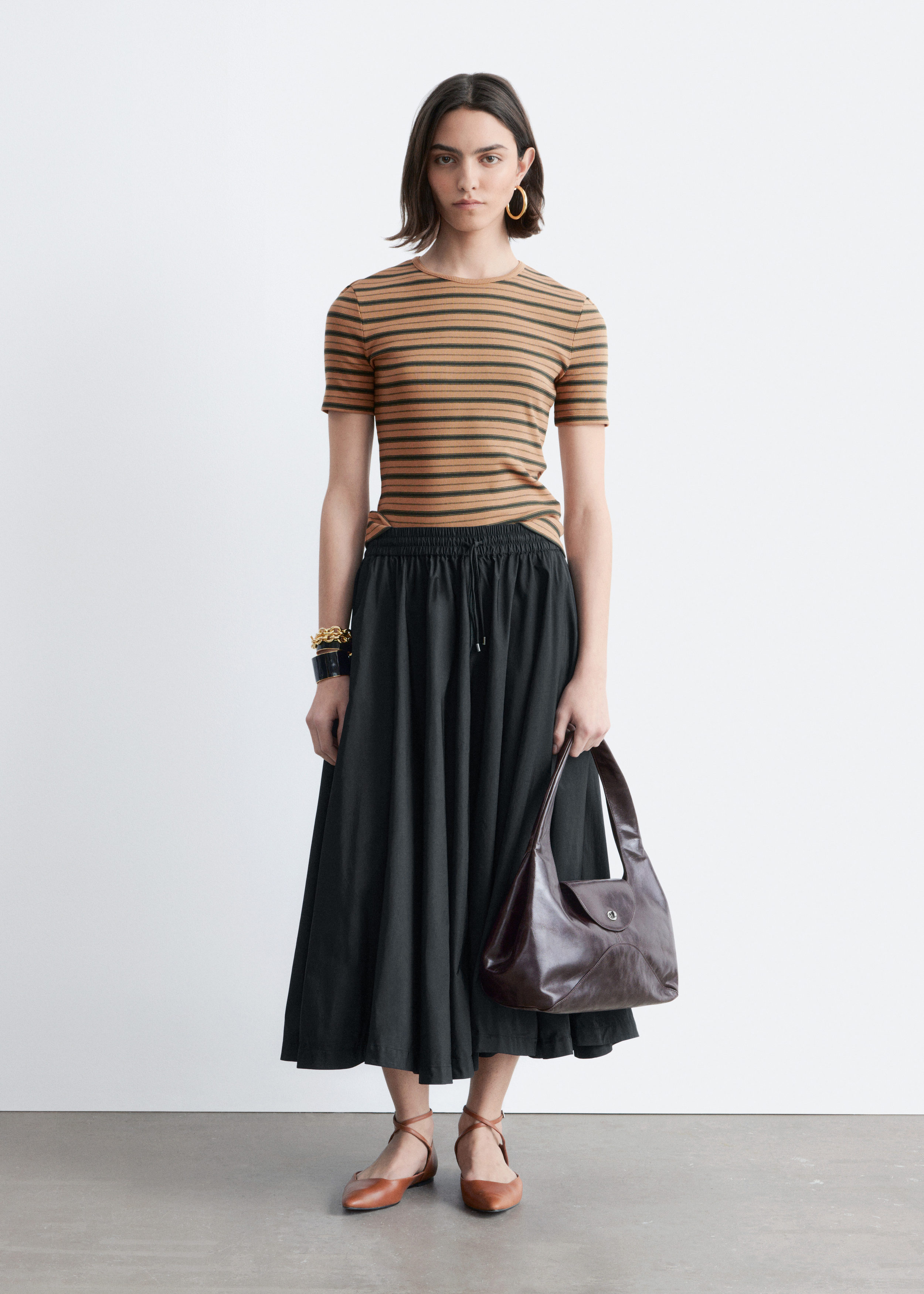 & Other Stories RIBBED T-SHIRT