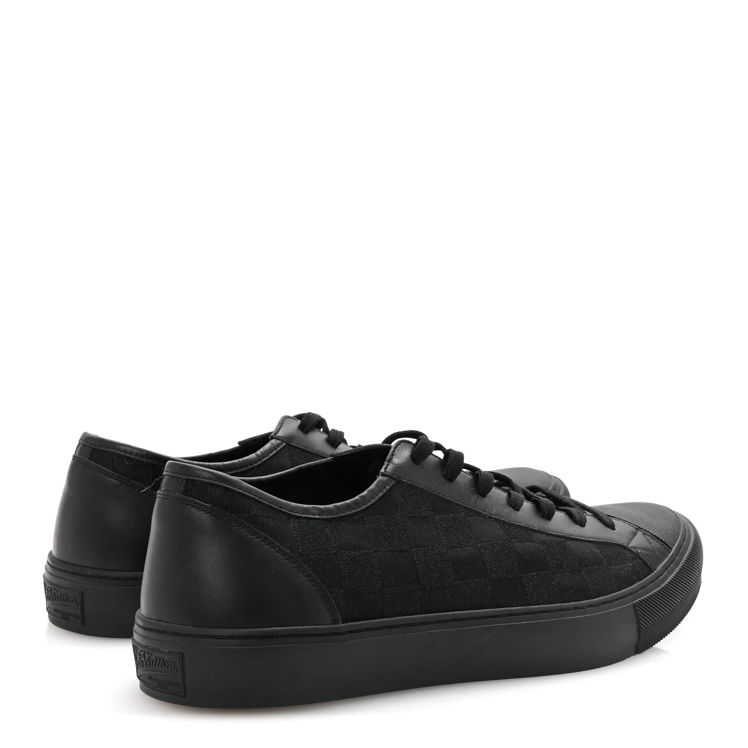 Canvas Calfskin Damier Mens Tattoo Sneakers 9 - Top Club