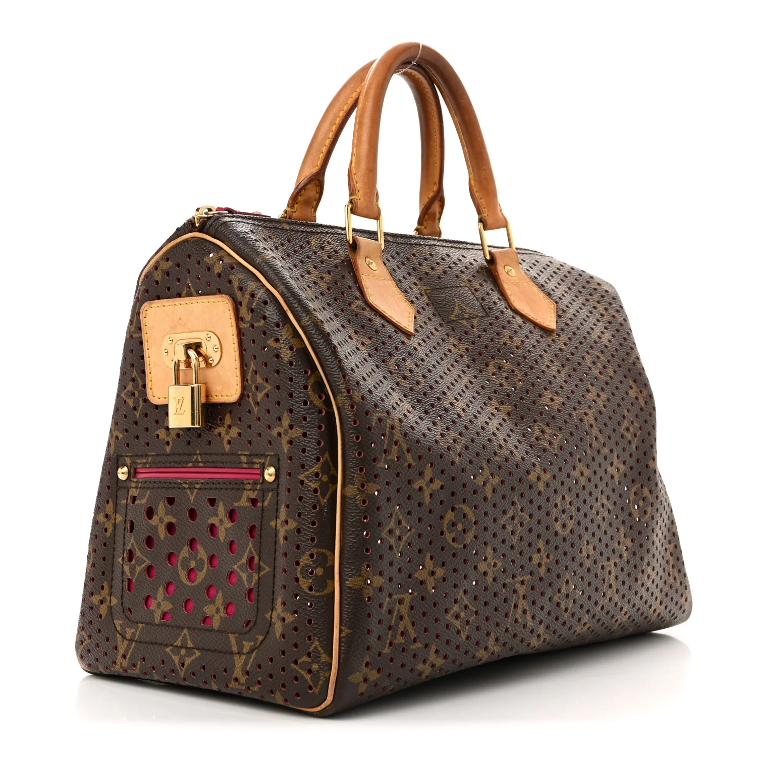 Monogram Perforated Speedy 30 Fuchsia - Top Club