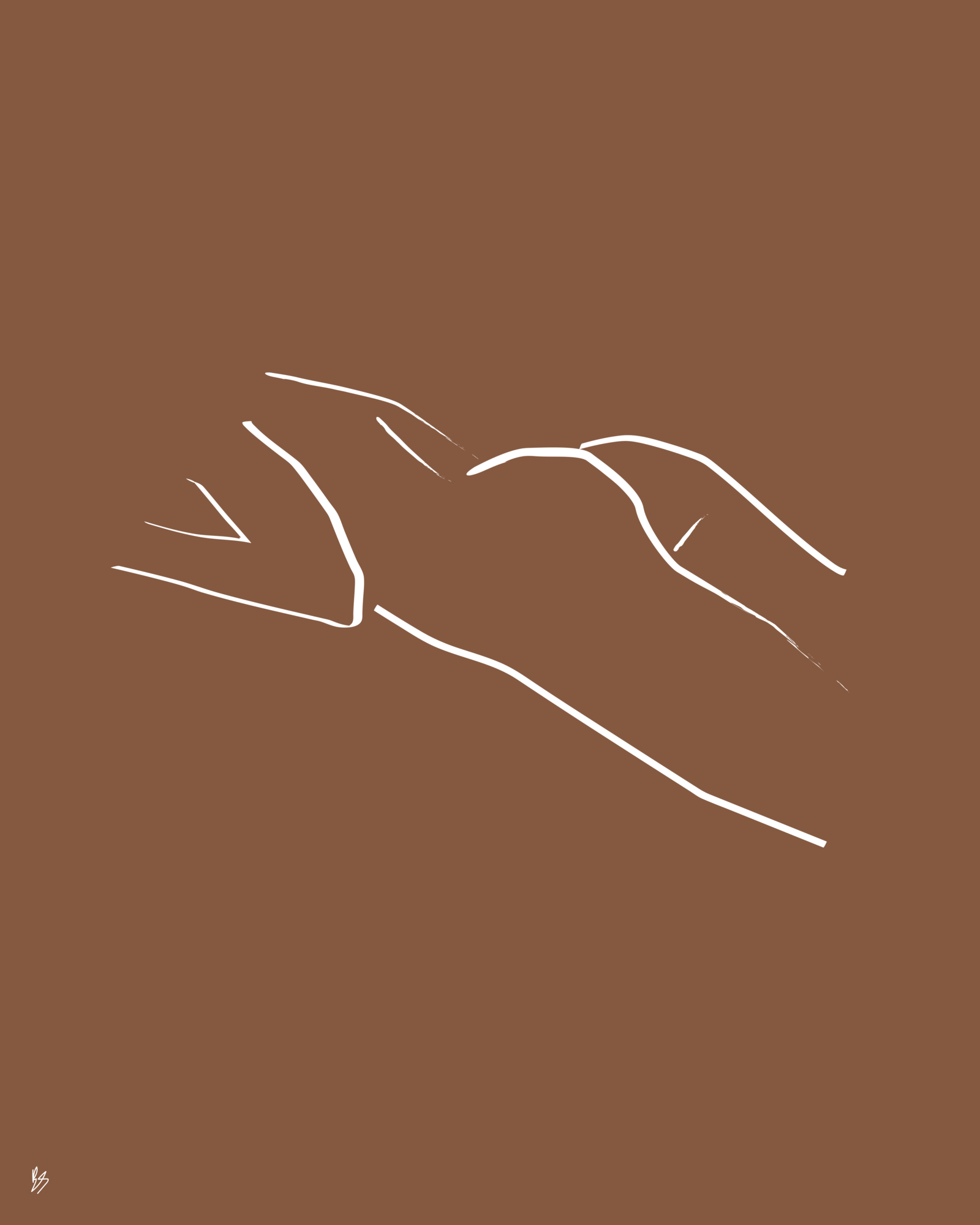 Poster Dreaming Woman 20 x 30 cm