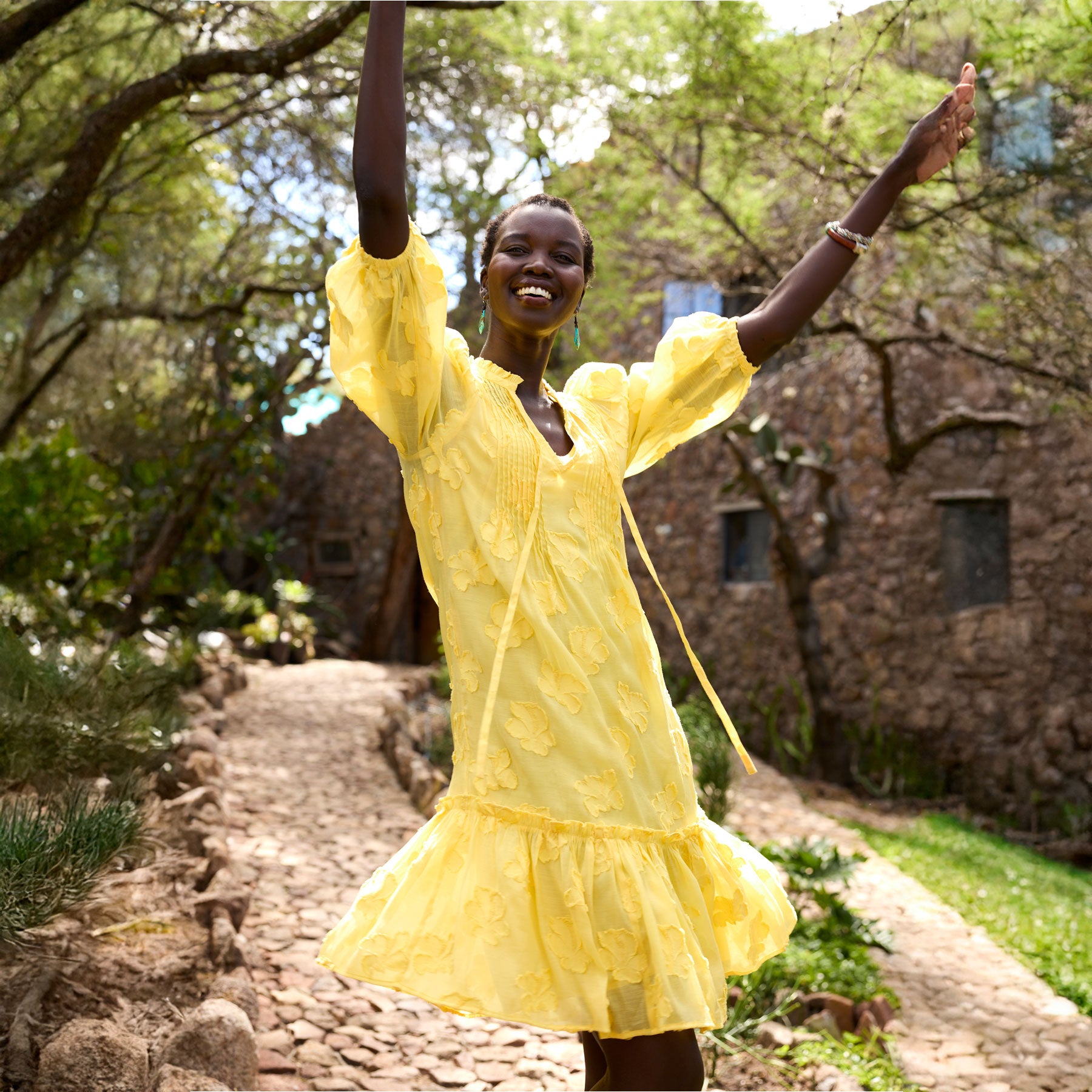 Fanciful Florals Dress - Sundance Living