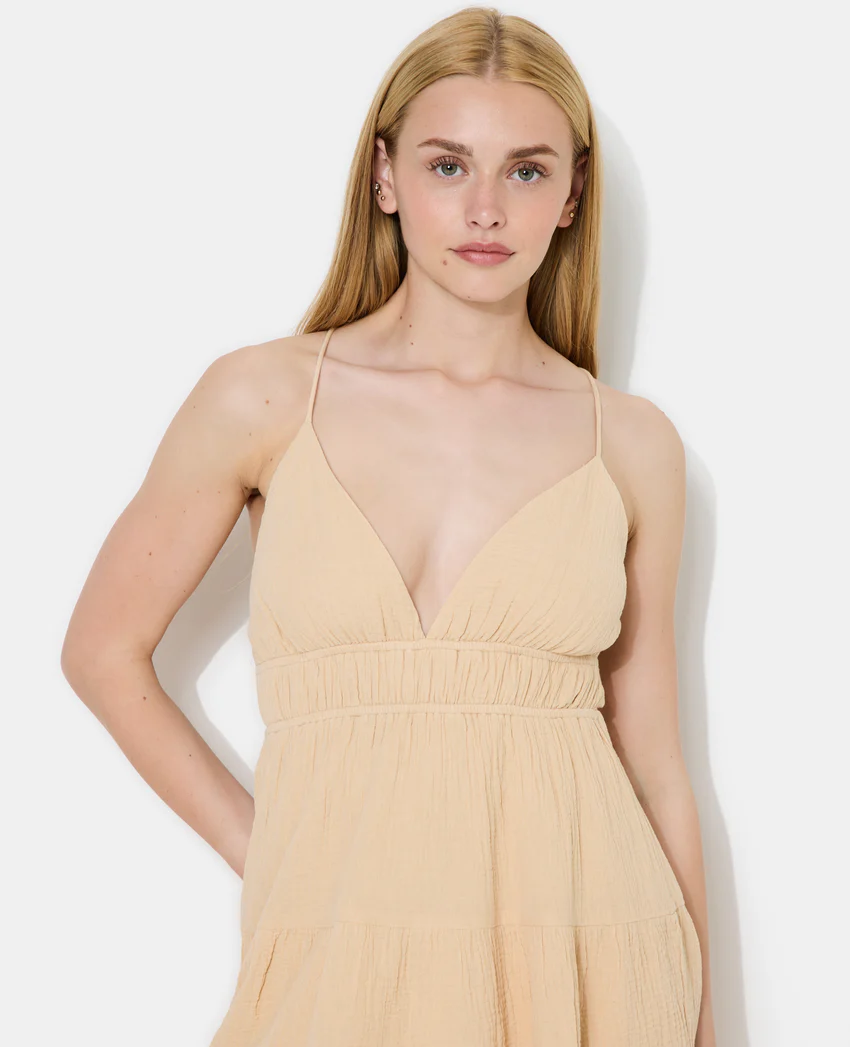 Pimkie Robe courte dos-nu en gaze de coton