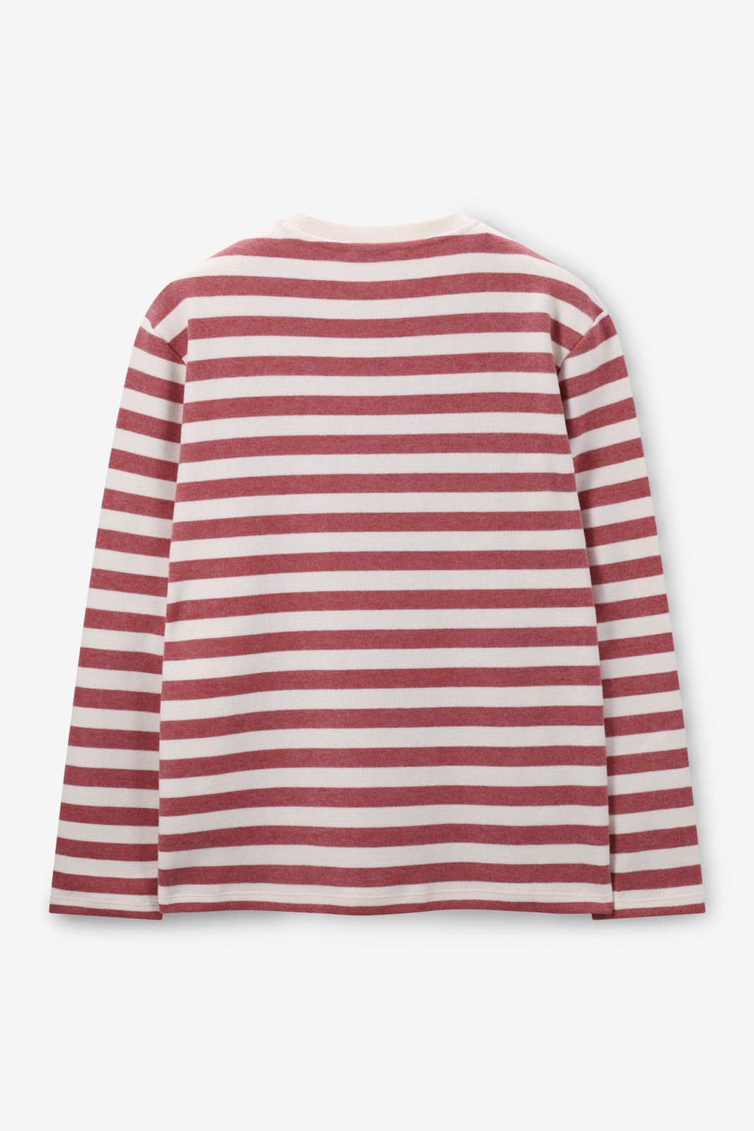 Rode gestreepte sweater