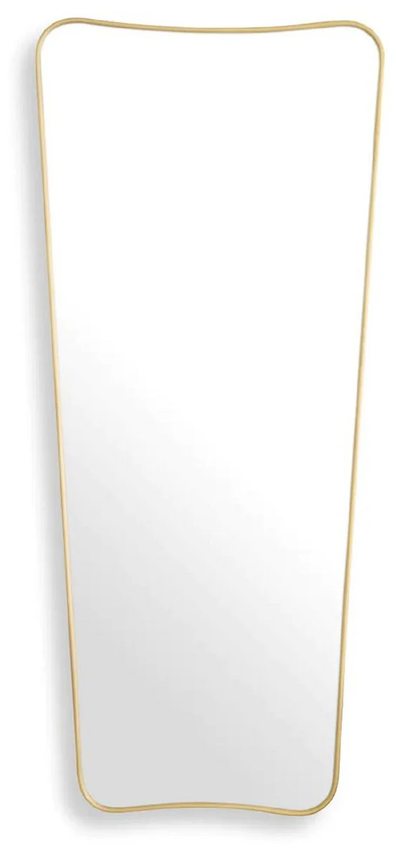Luxury wall mirror brass 67.5 x 3.5 x H. 159 cm - Rectangular mirror - Living room mirror - Bedroom mirror - Cloakroom mirror - Luxury furniture - Luxury interior