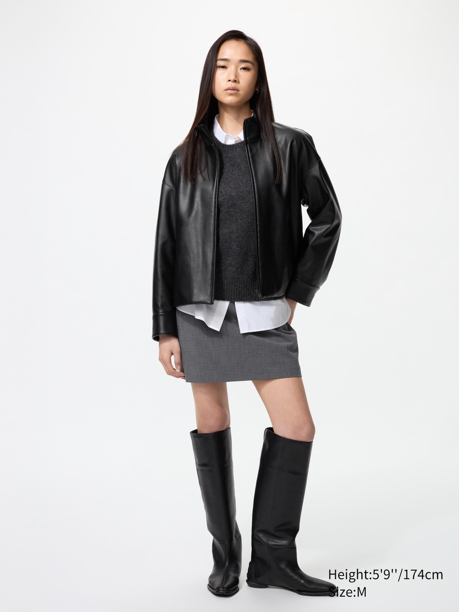 Coated Oversized Blouson