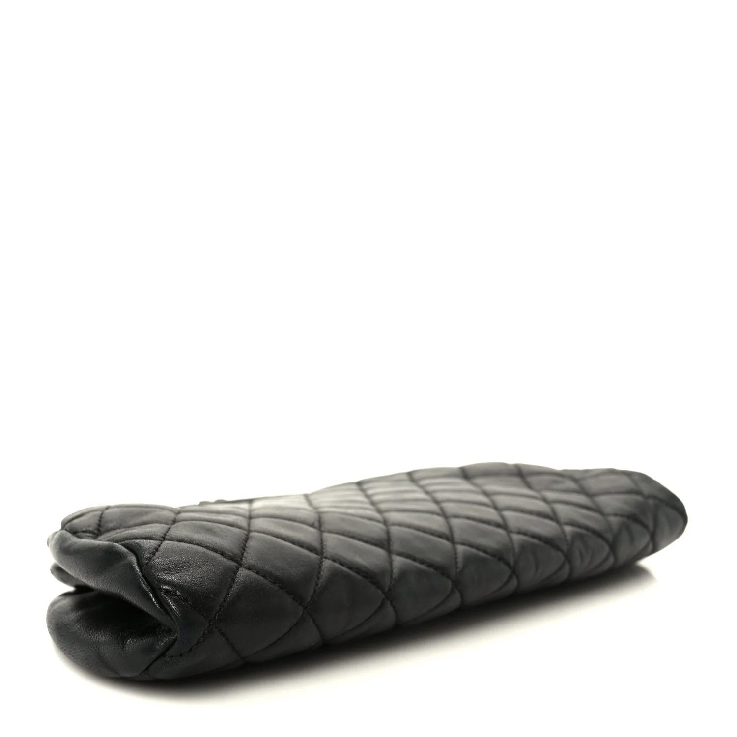 Lambskin Quilted Timeless Clutch Black - Top Club