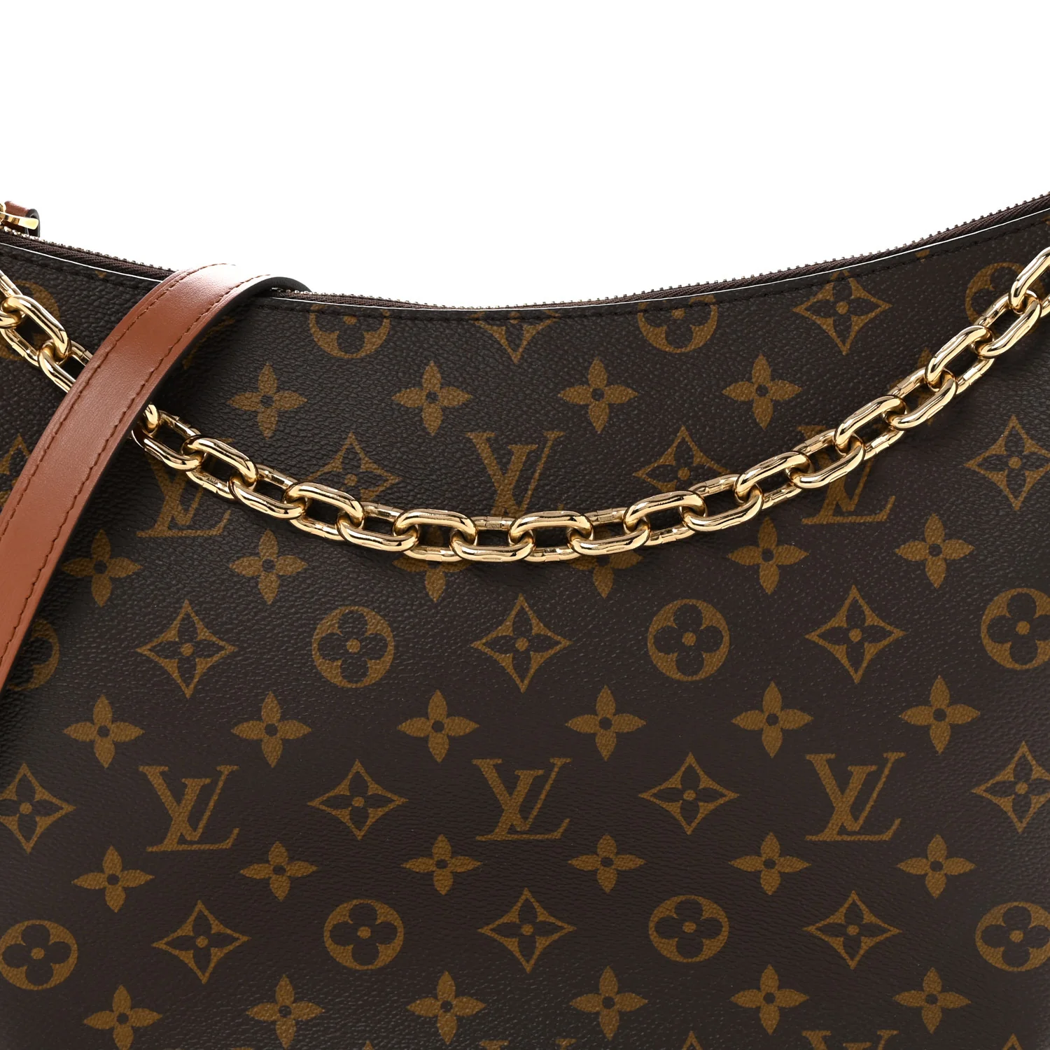 Reverse Monogram Loop Hobo - Top Club