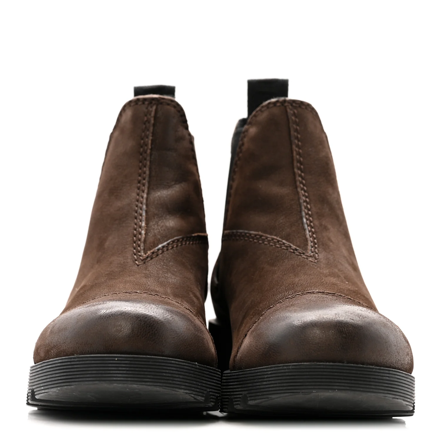 Suede Chelsea Boots 37.5 Dark Brown - Top Club