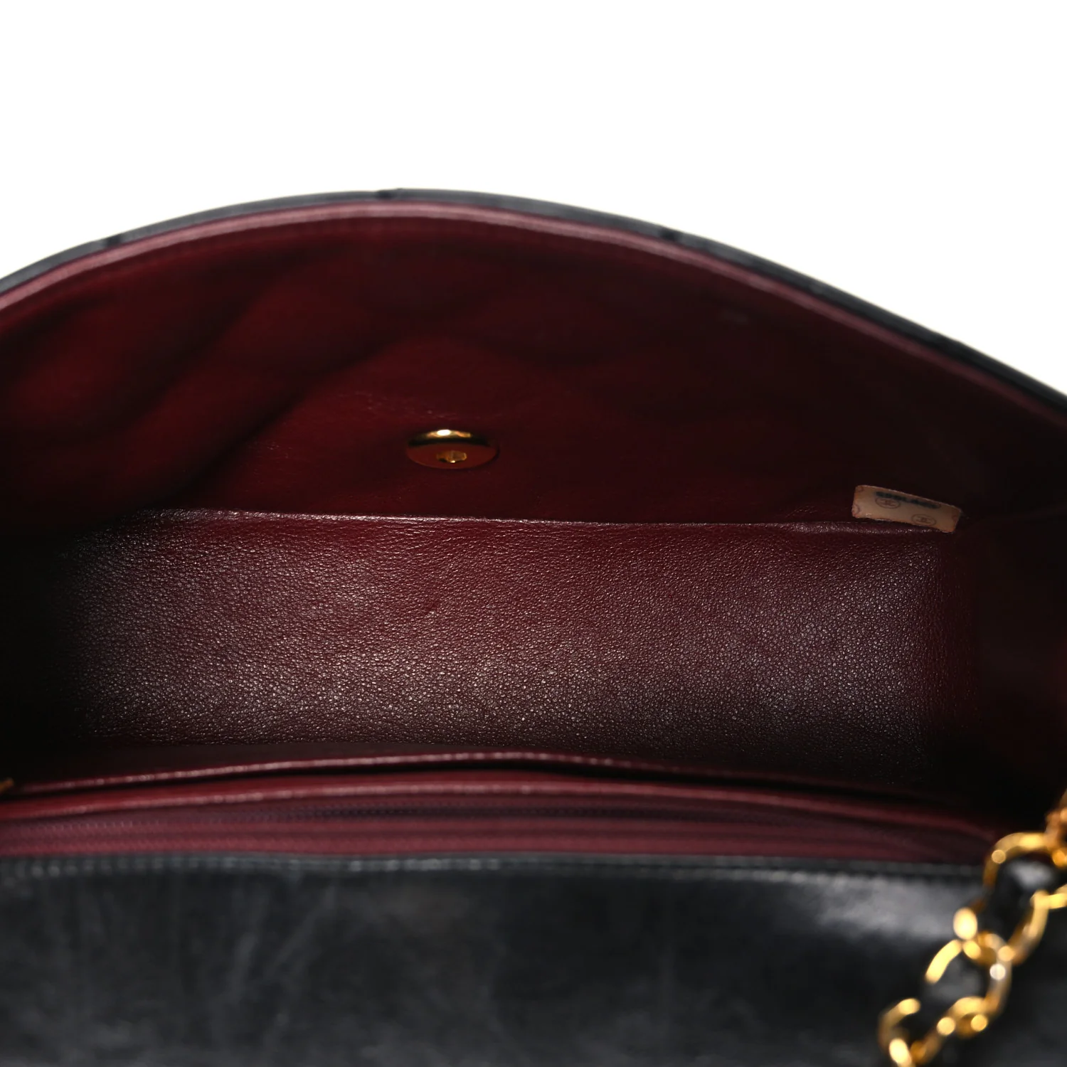 Lambskin Quilted Small Single Flap Black - Top Club