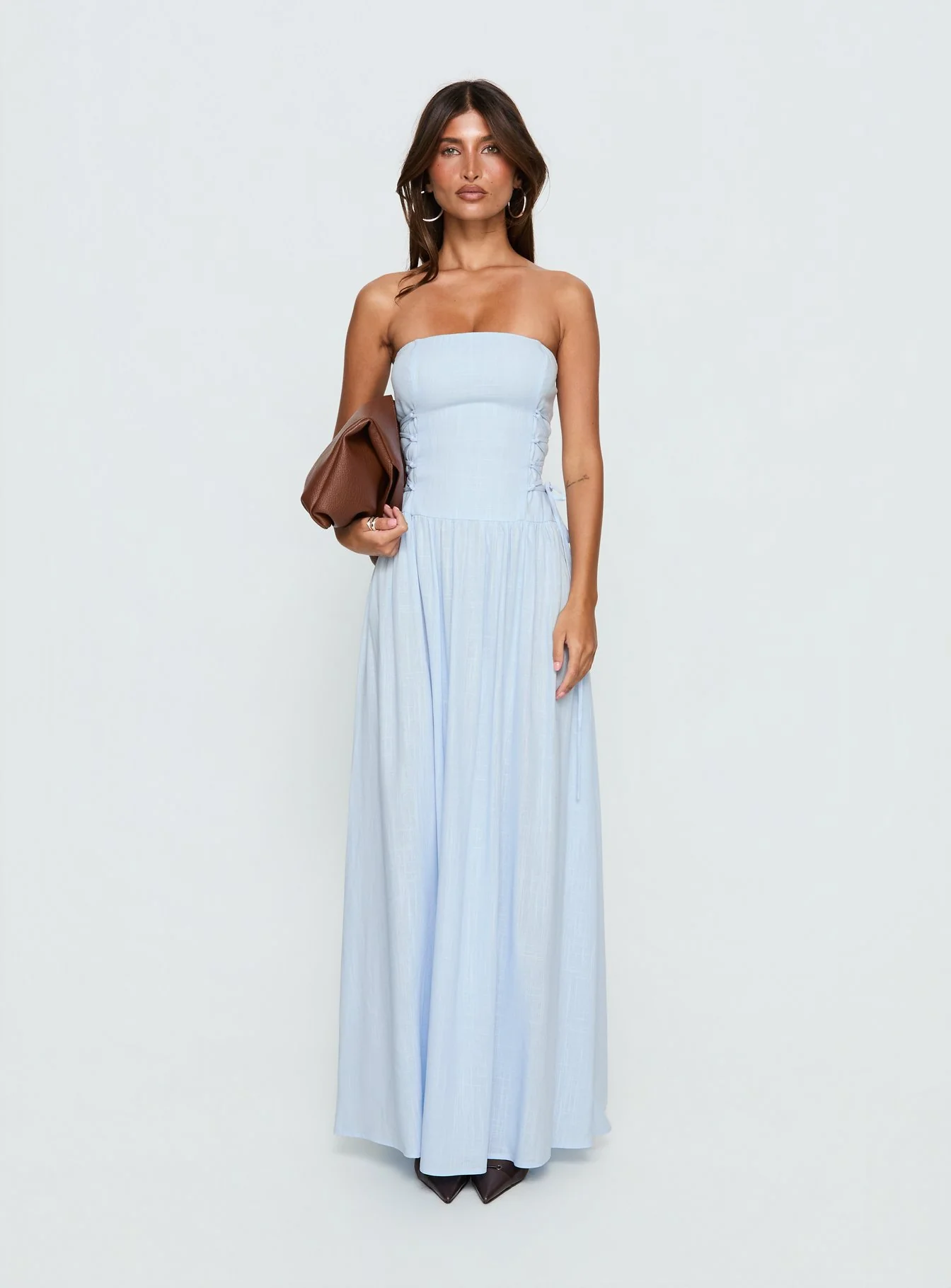 So Far So Good Maxi Dress Baby Blue