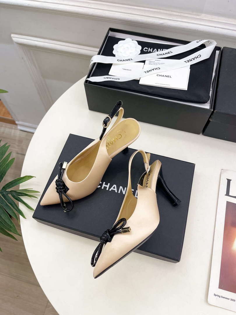 Chanel Women's Fashion Slingbacks Shoes C93483 - Sneaker Replica Workshop
