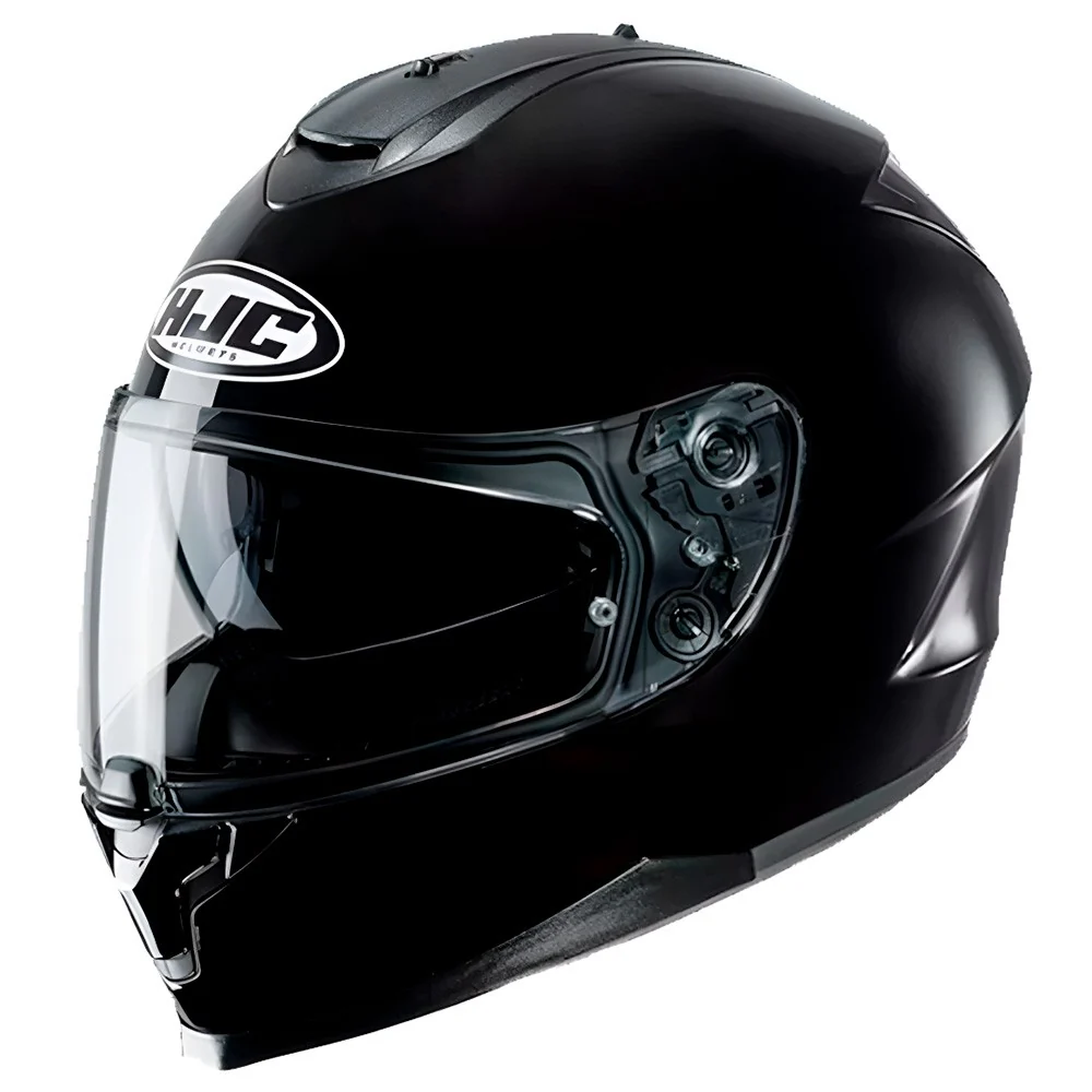 HJC C70N MONOCOLOR HELMET - GLOSS BLACK