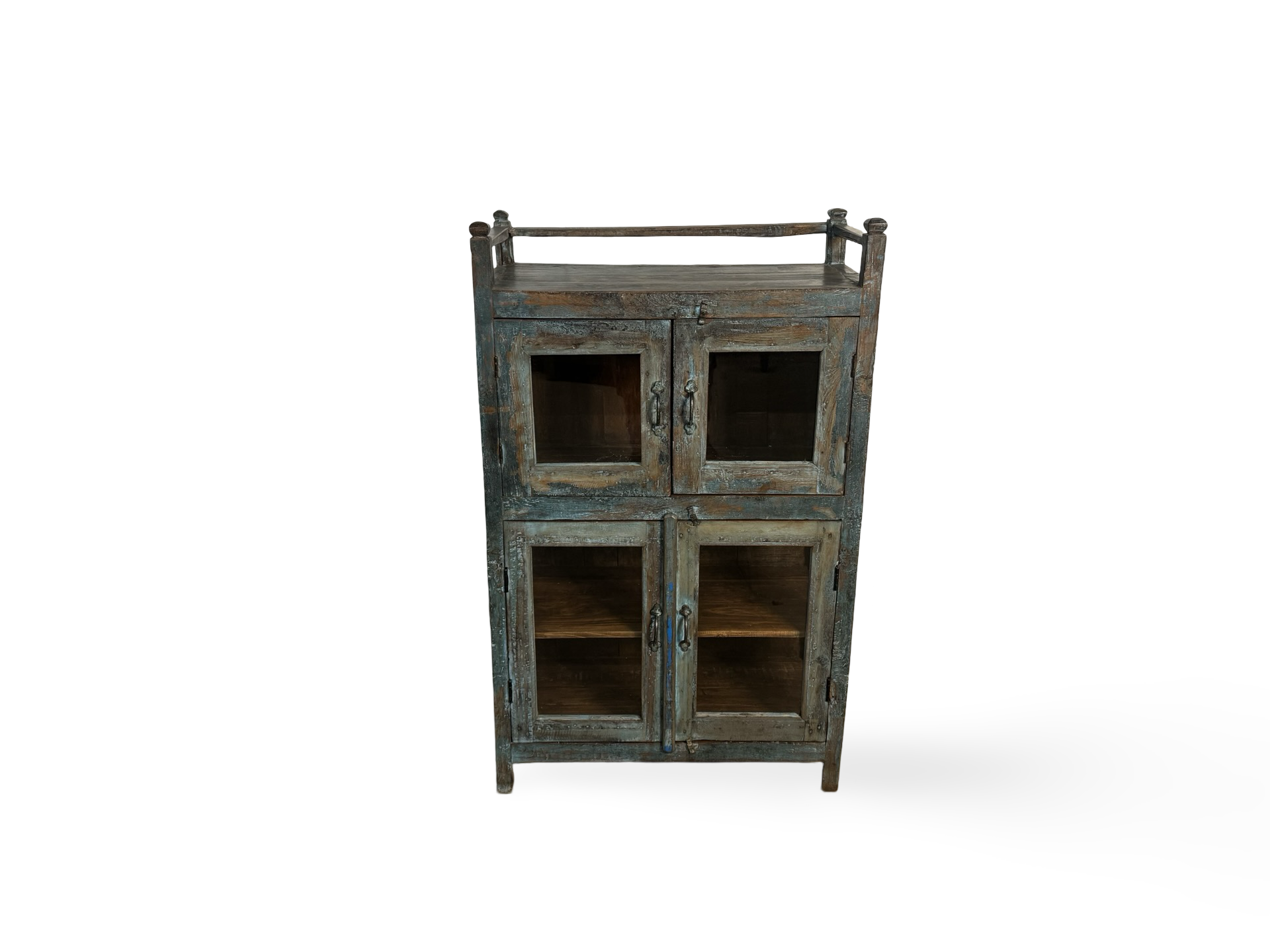 Onderkast glas blauw uniek