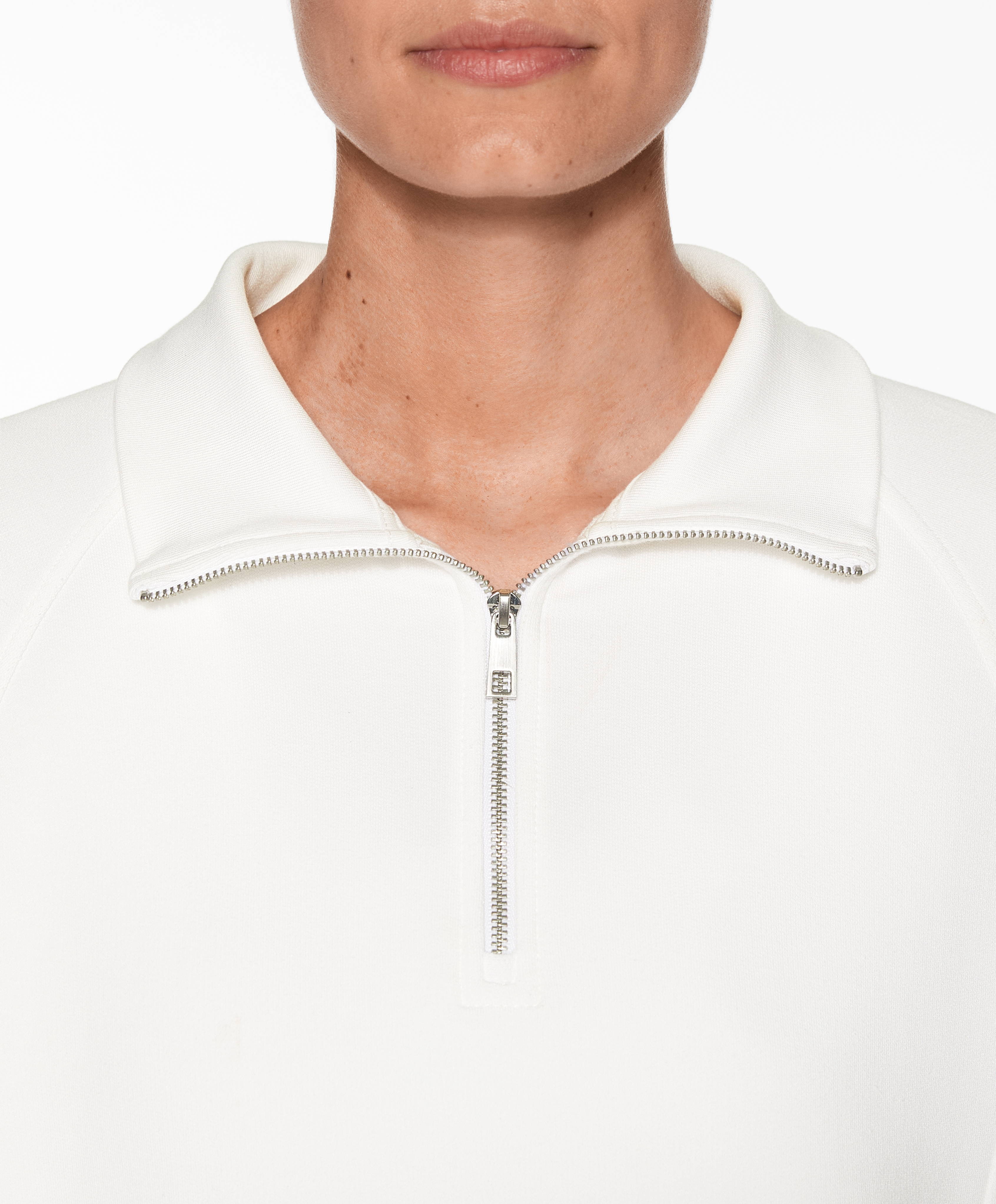 OYSHO Half-zip sweatshirt with cotton and modal