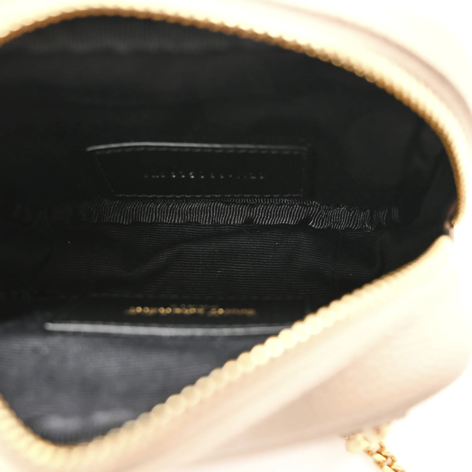 Grain De Poudre Matelasse Monogram Baby Lou Camera Bag Dark Beige - Top Club