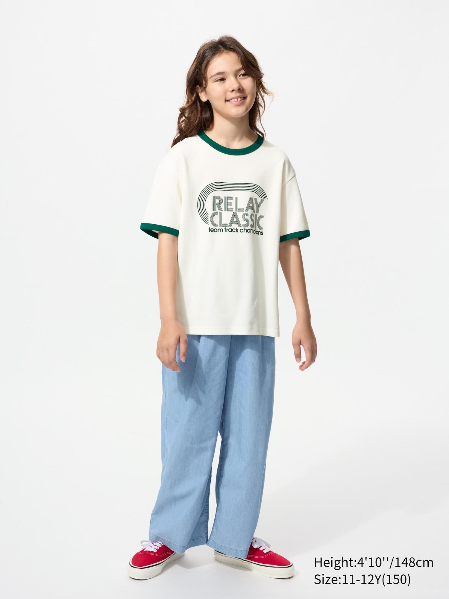 KIDS AIRism Cotton Graphic Crew Neck T-Shirt