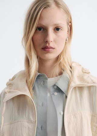 & Other Stories DRAWSTRING PARKA COAT