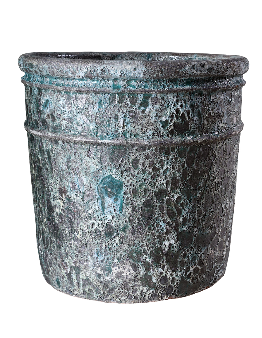 Plantenpot Enarete L relic jade Ø75 x H72 cm