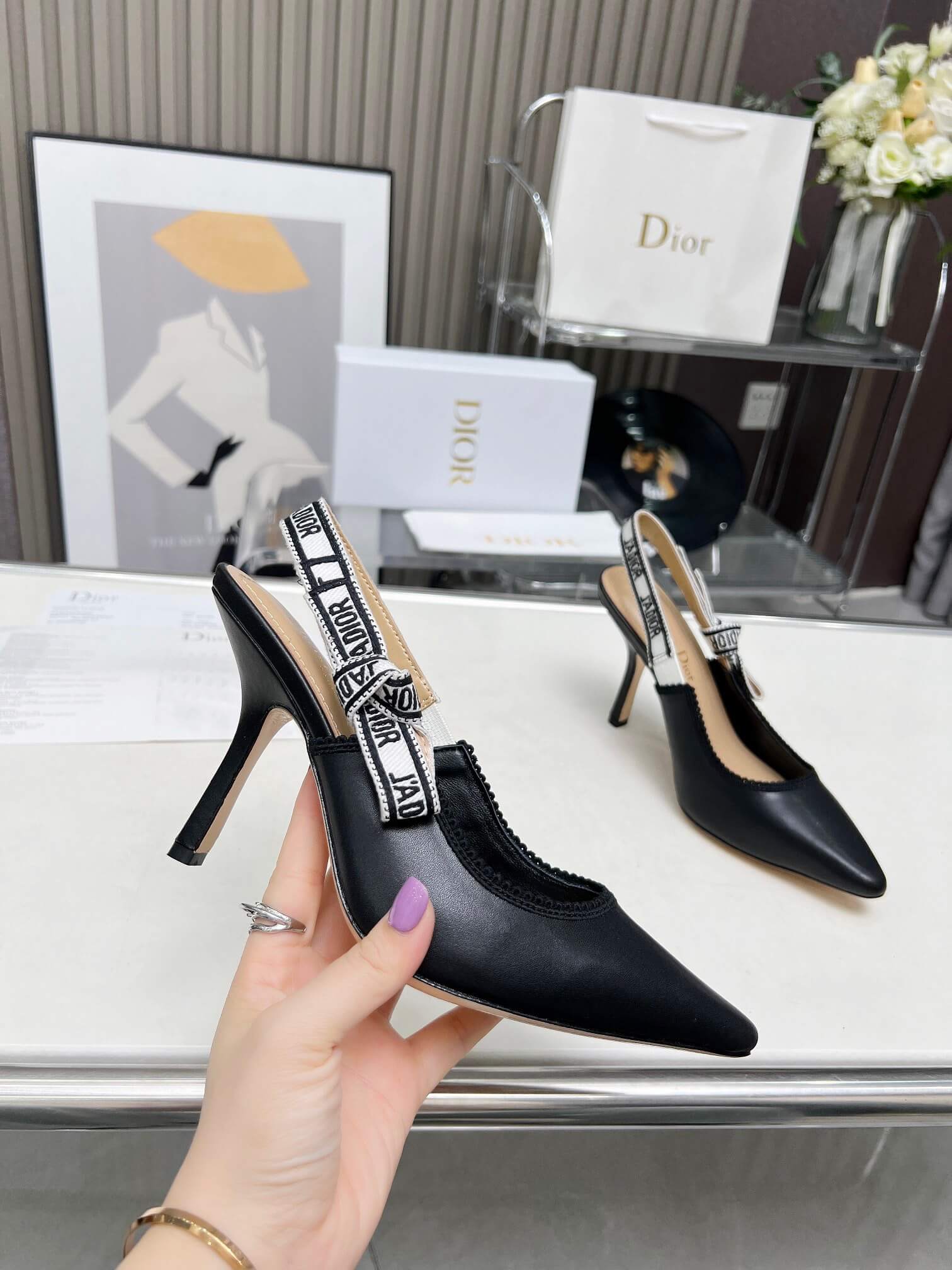J Adior Slingback Pump - Top Club