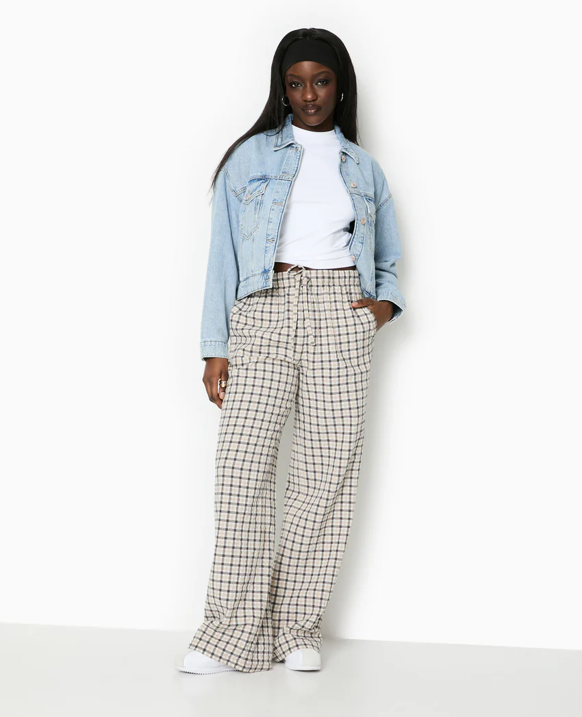 Pimkie Pantalon droit à carreaux