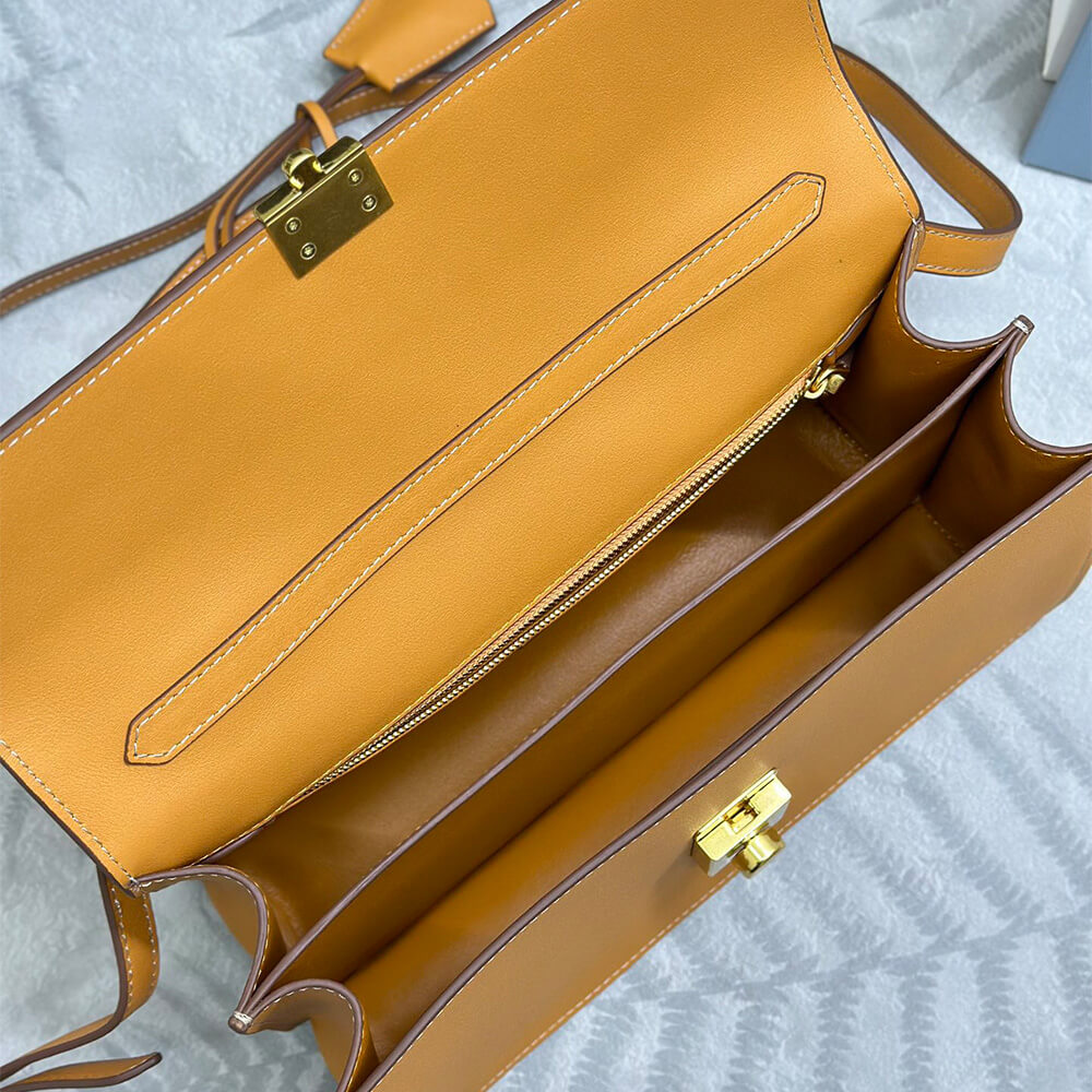 Prada Soft Sound medium leather shoulder bag(high-end grade) - Top Club
