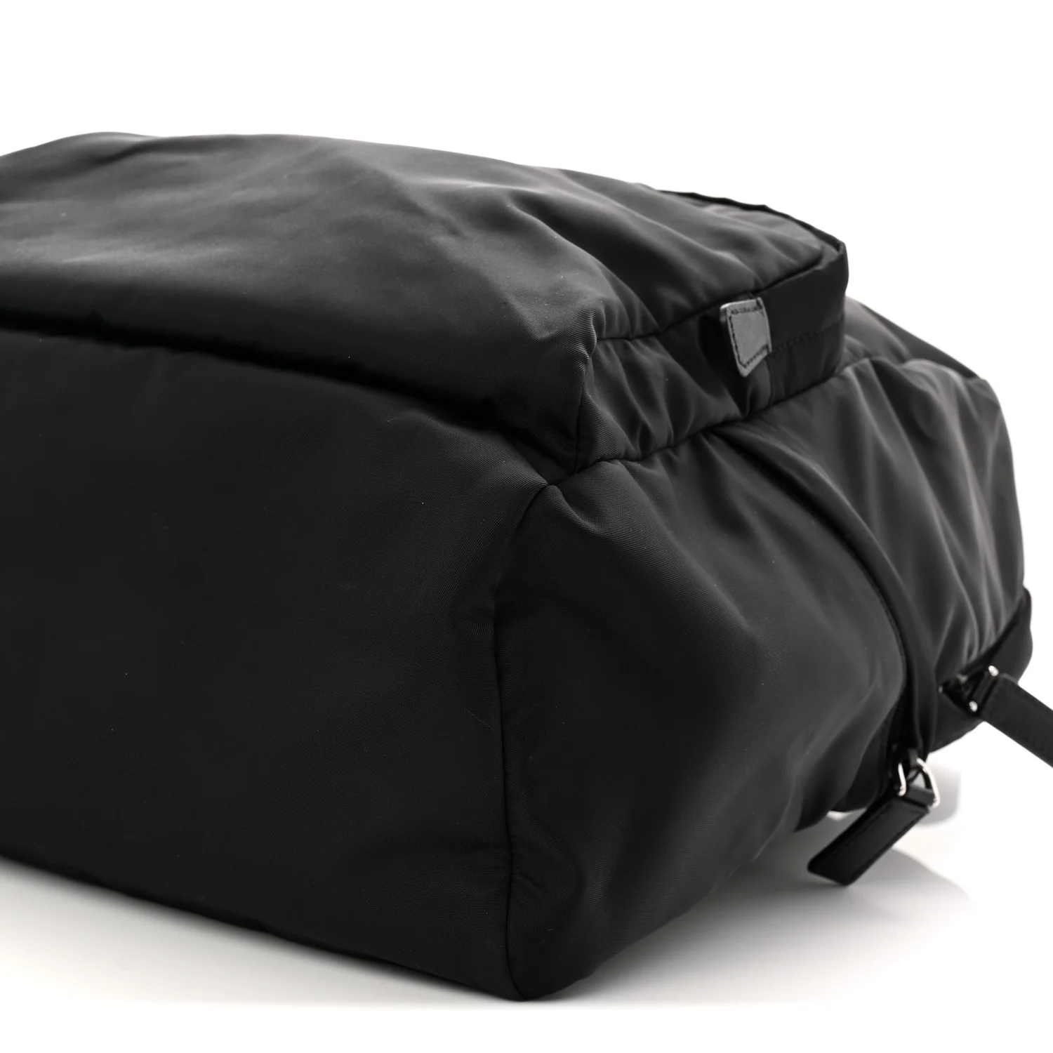 Re-Nylon Saffiano Zip Backpack Black - Top Club