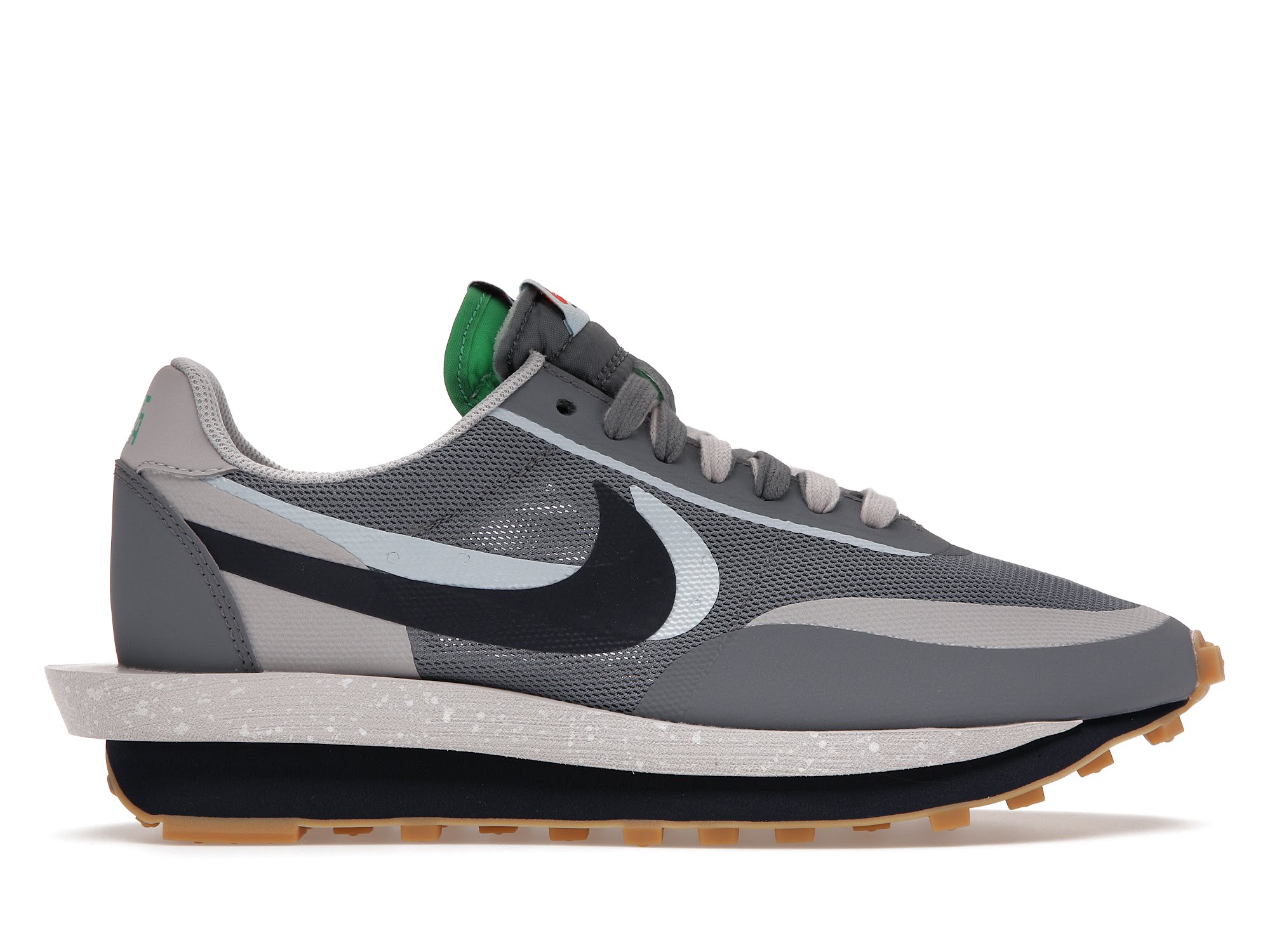 Nike LD Waffle, Sacai CLOT Kiss of Death 2 Cool Grey - Sneaker Replica Workshop