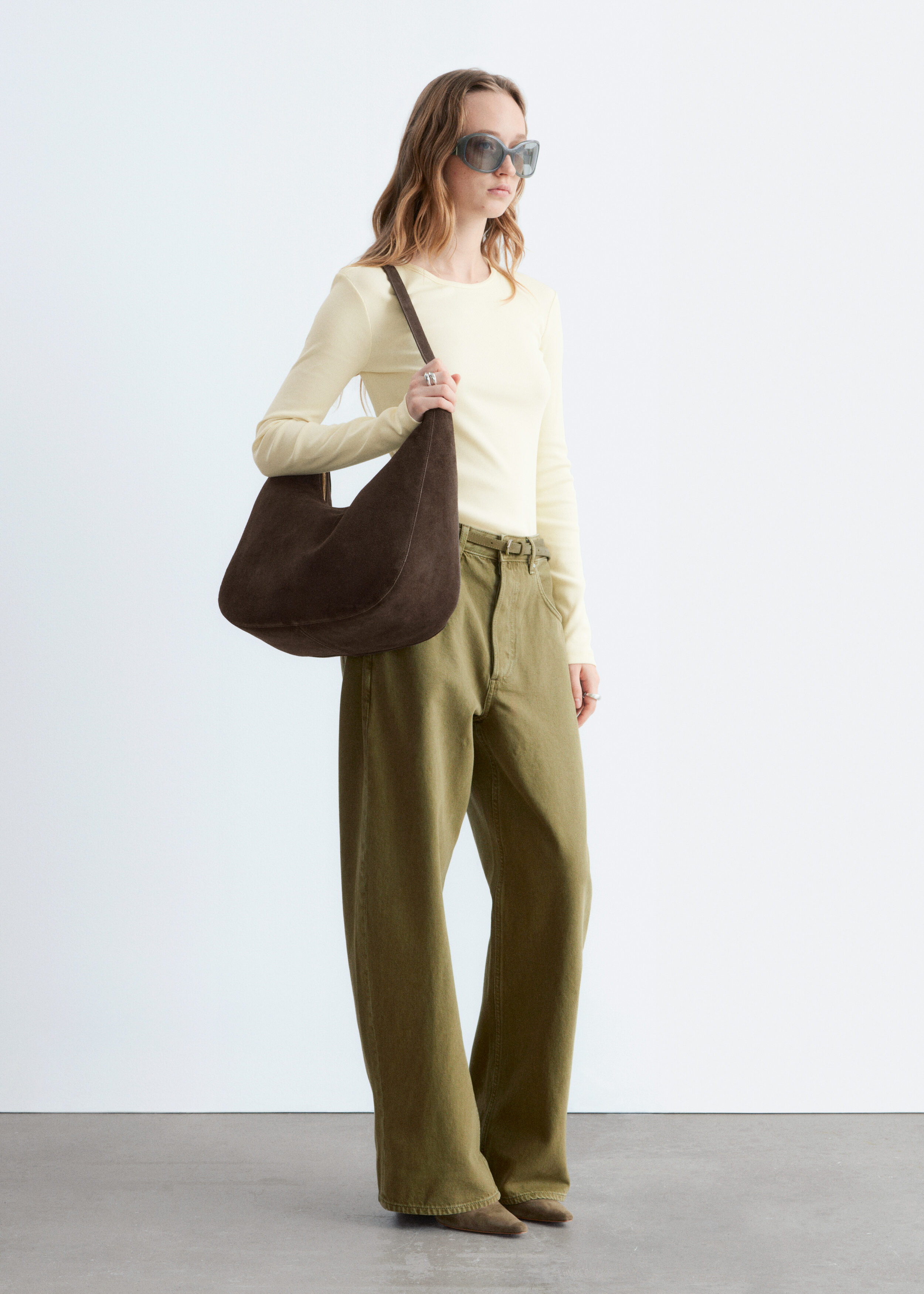 & Other Stories RIBBED LONG-SLEEVE TOP