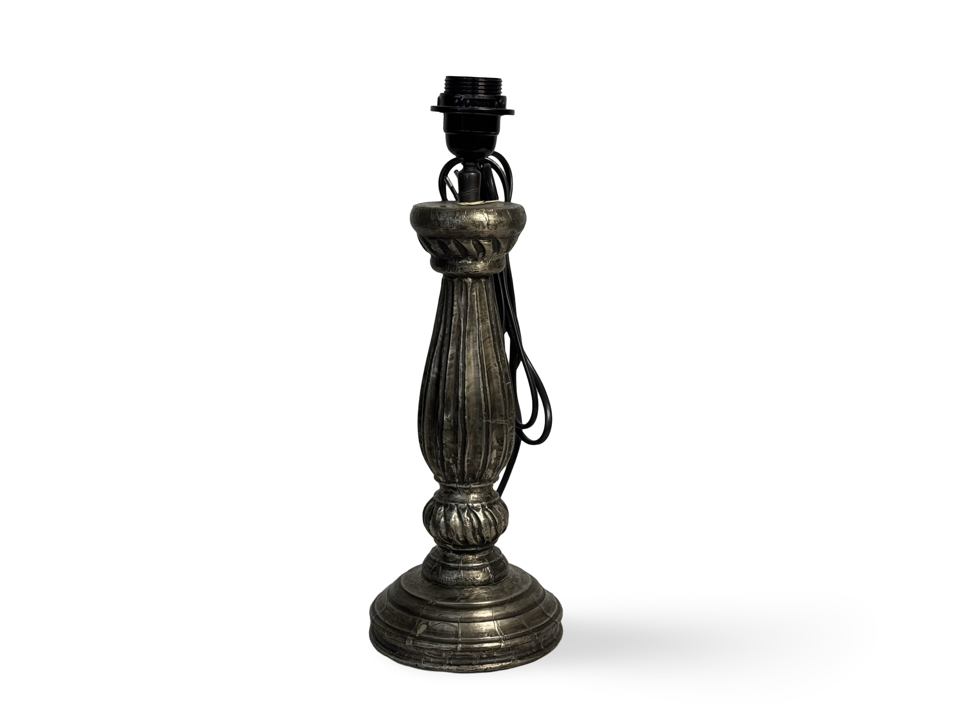 Lamp voet wit metaal uniek