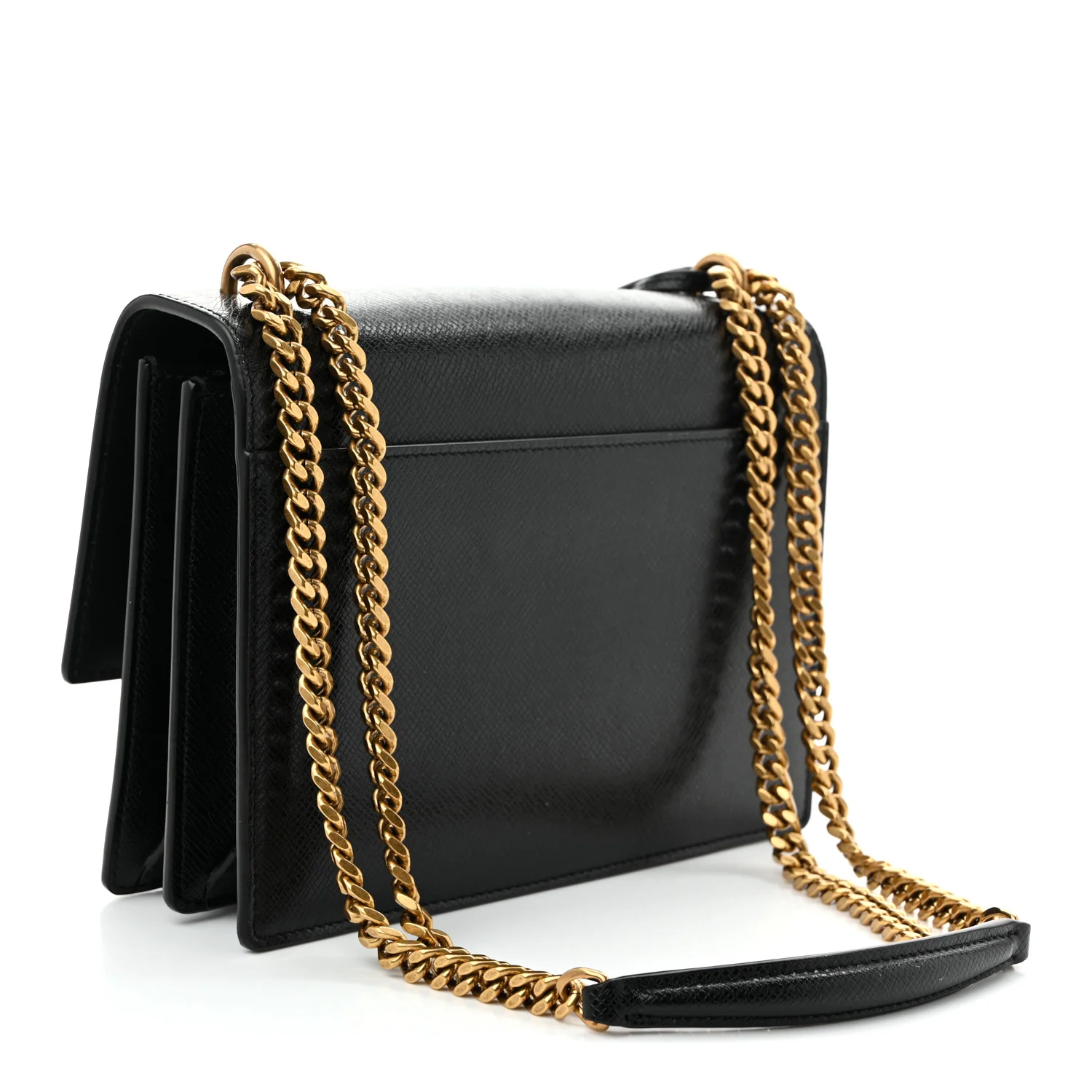 Coated Bark Calfskin Medium Monogram Sunset Black - Top Club
