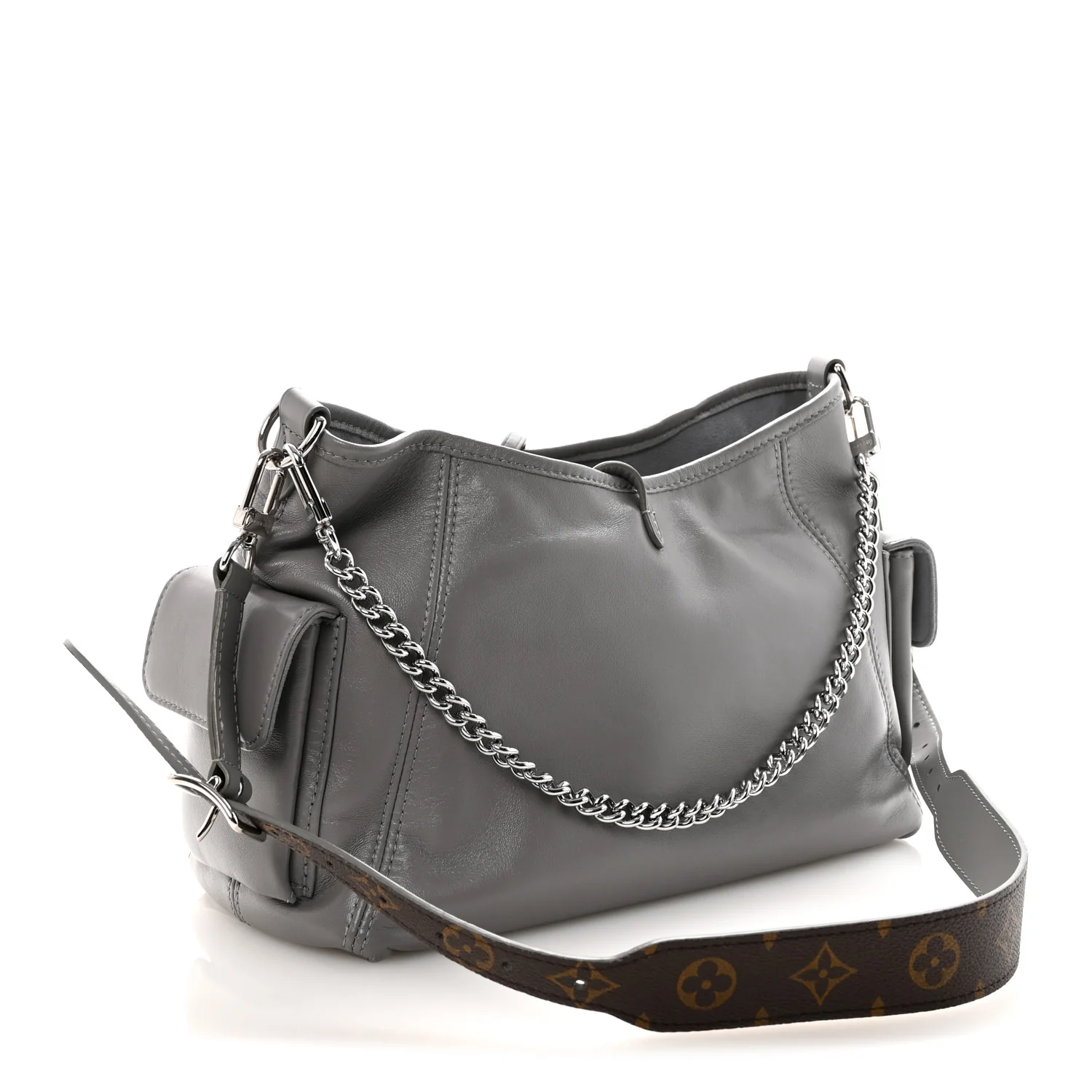 Lambskin CarryAll Cargo Vibe PM Trianon Gray - Top Club