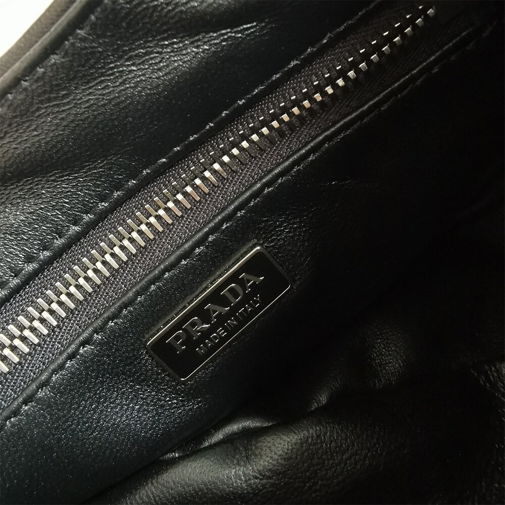 Prada Moon padded nappa-leather bag - Top Club