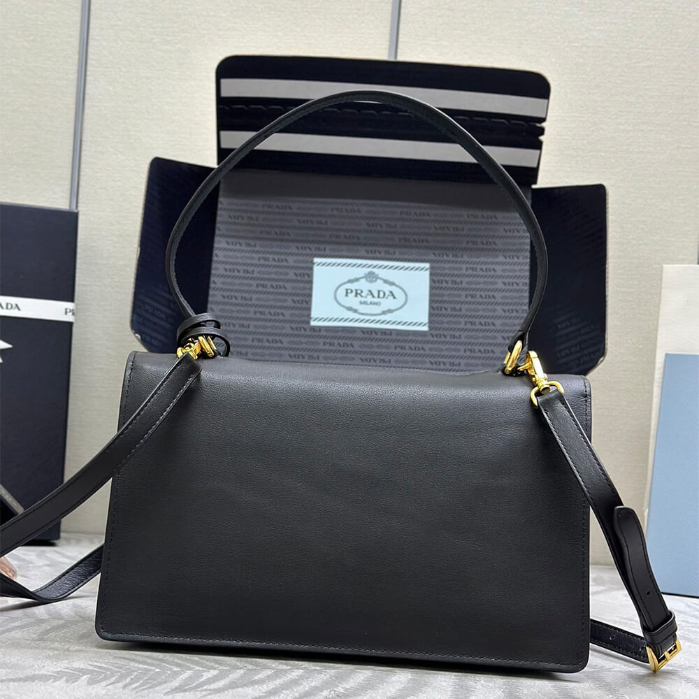 Prada Soft Sound medium leather shoulder bag(high-end grade) - Top Club