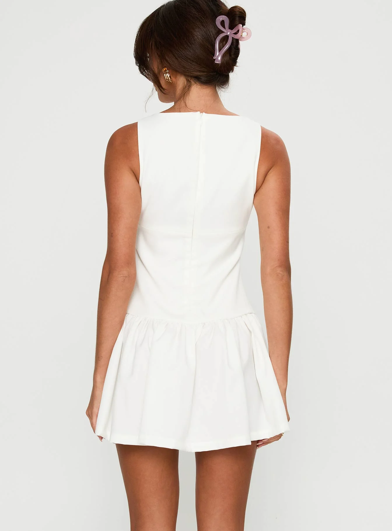 Milienne Mini Dress White