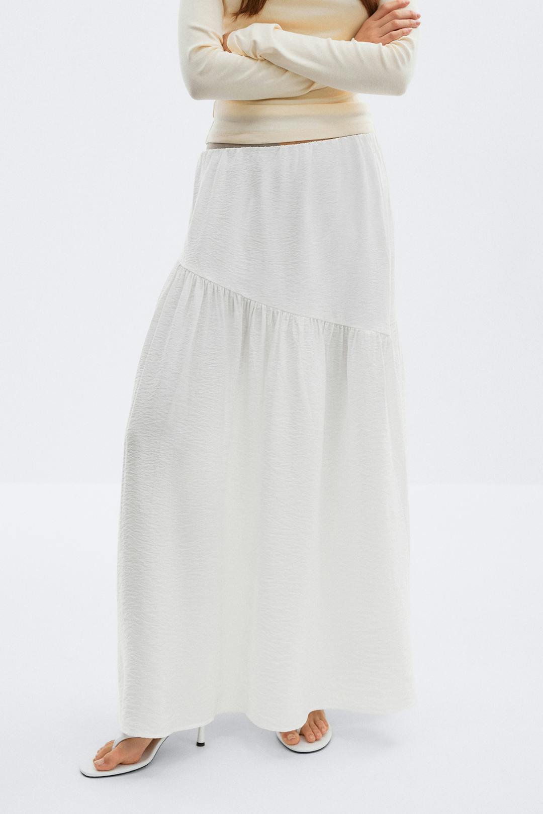 Gina Tricot dropped waist skirt