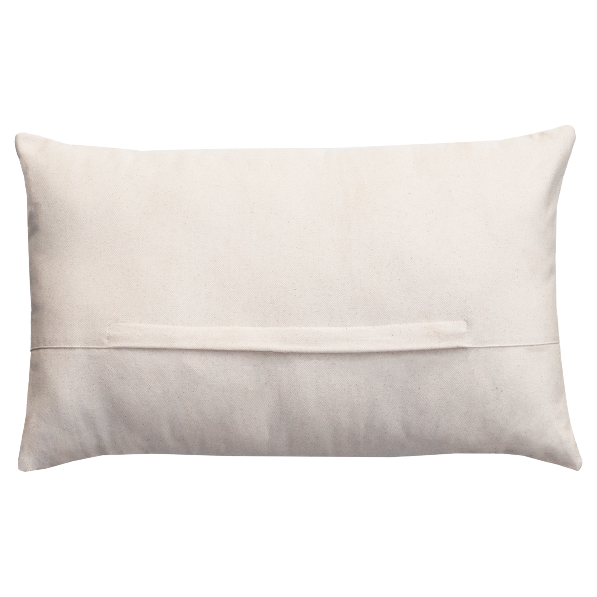 Sierkussen linnen streep bordeaux ecru 60x36 cm