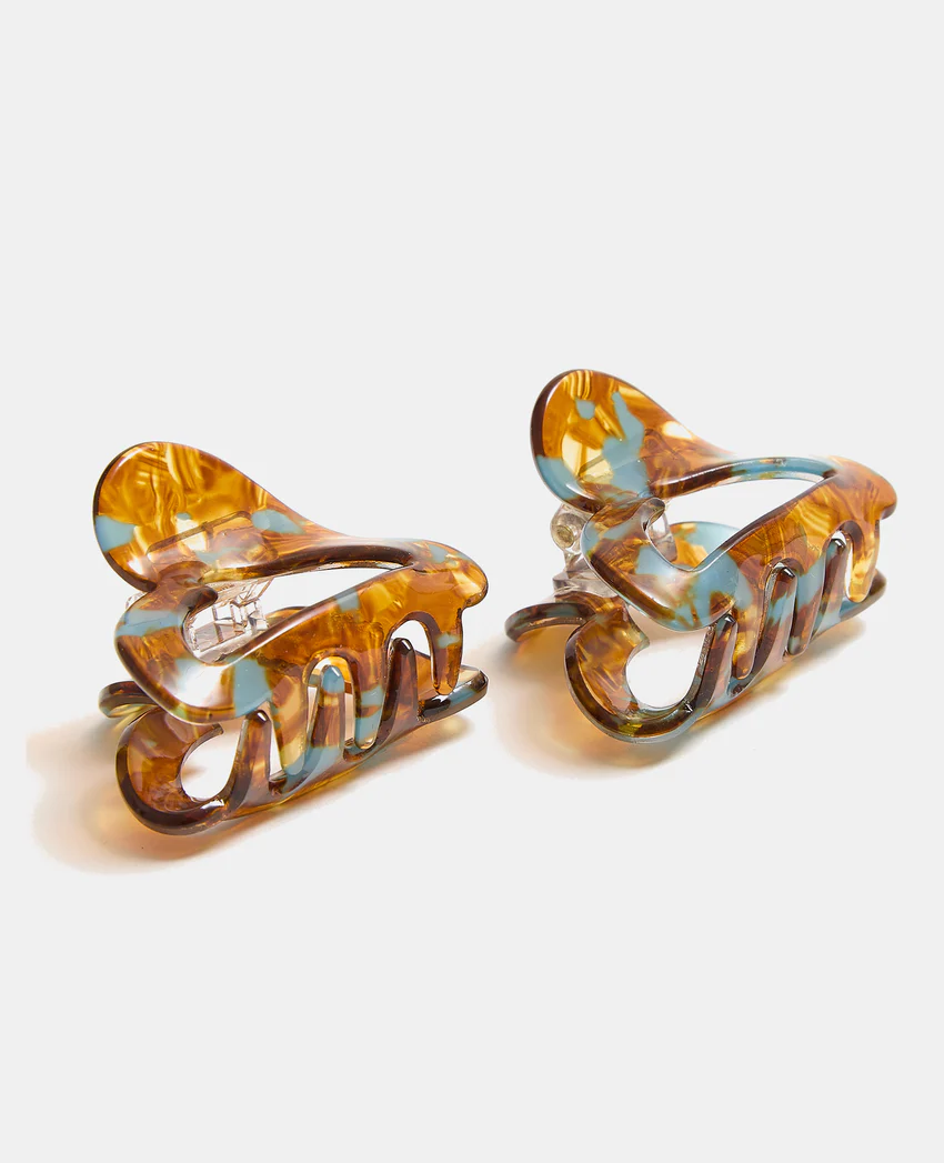 Pimkie Lot de 4 mini-pinces crocodiles