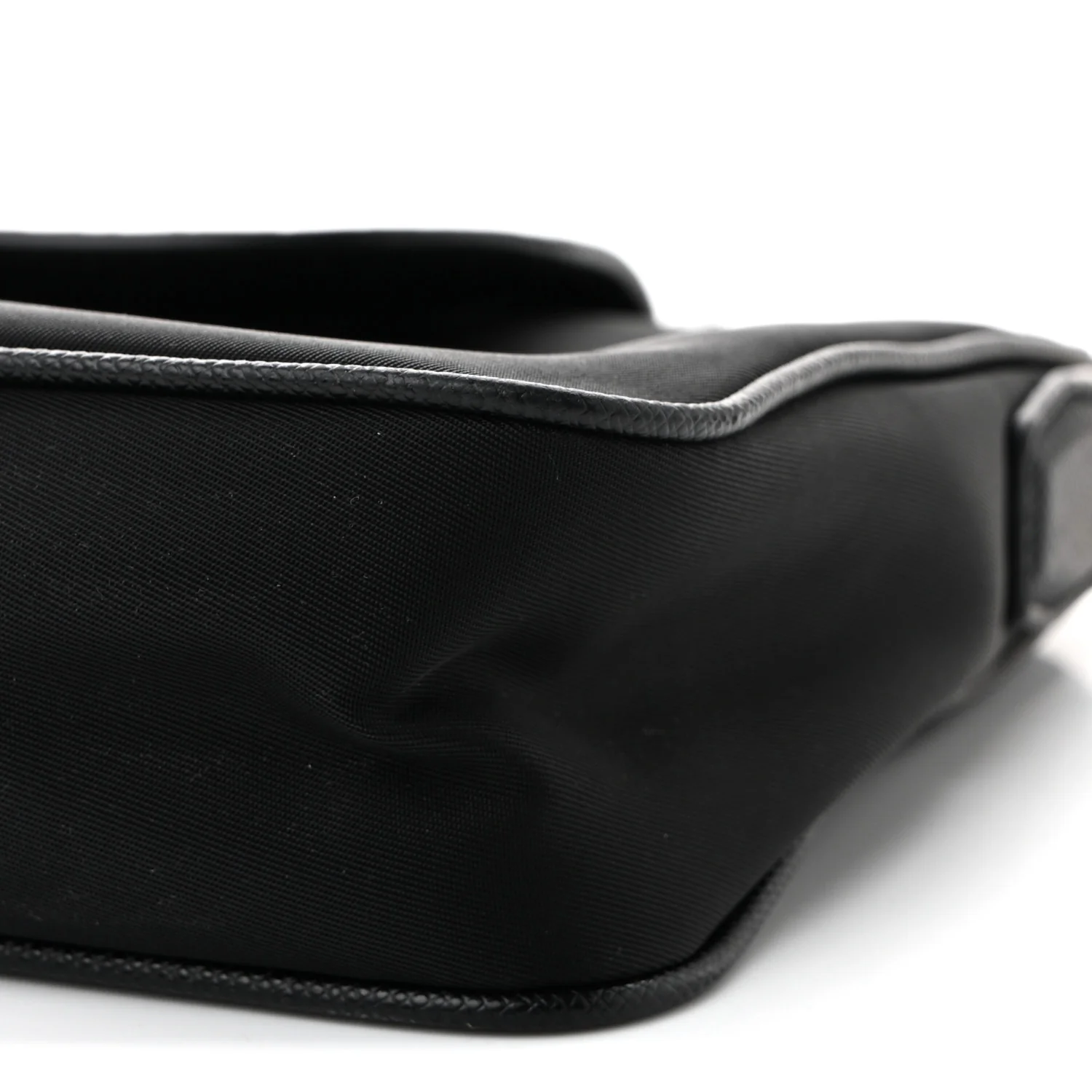 Tessuto Nylon Saffiano Crossbody Bag Black - Top Club