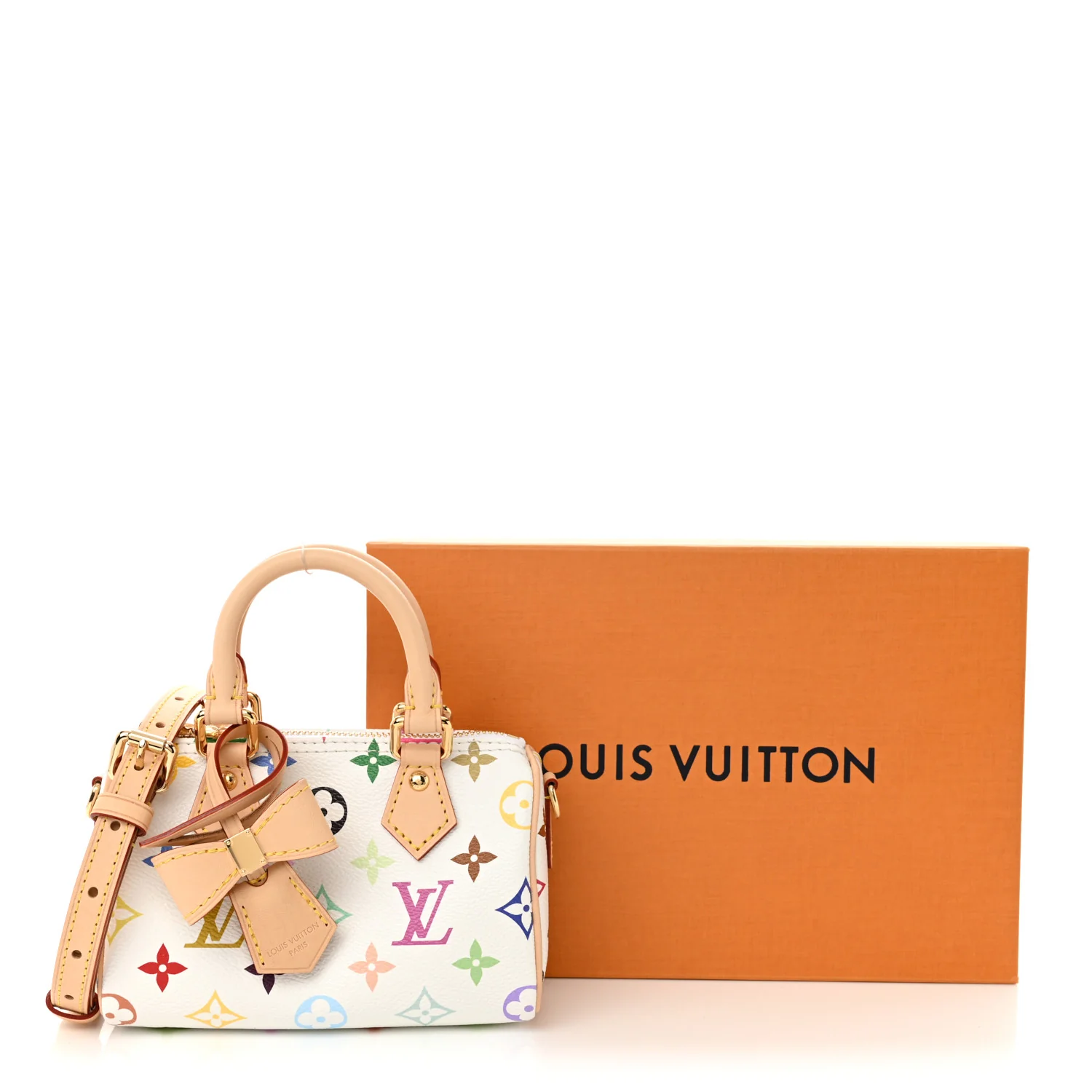 LV X TM Monogram Multicolor Nano Speedy White - Top Club