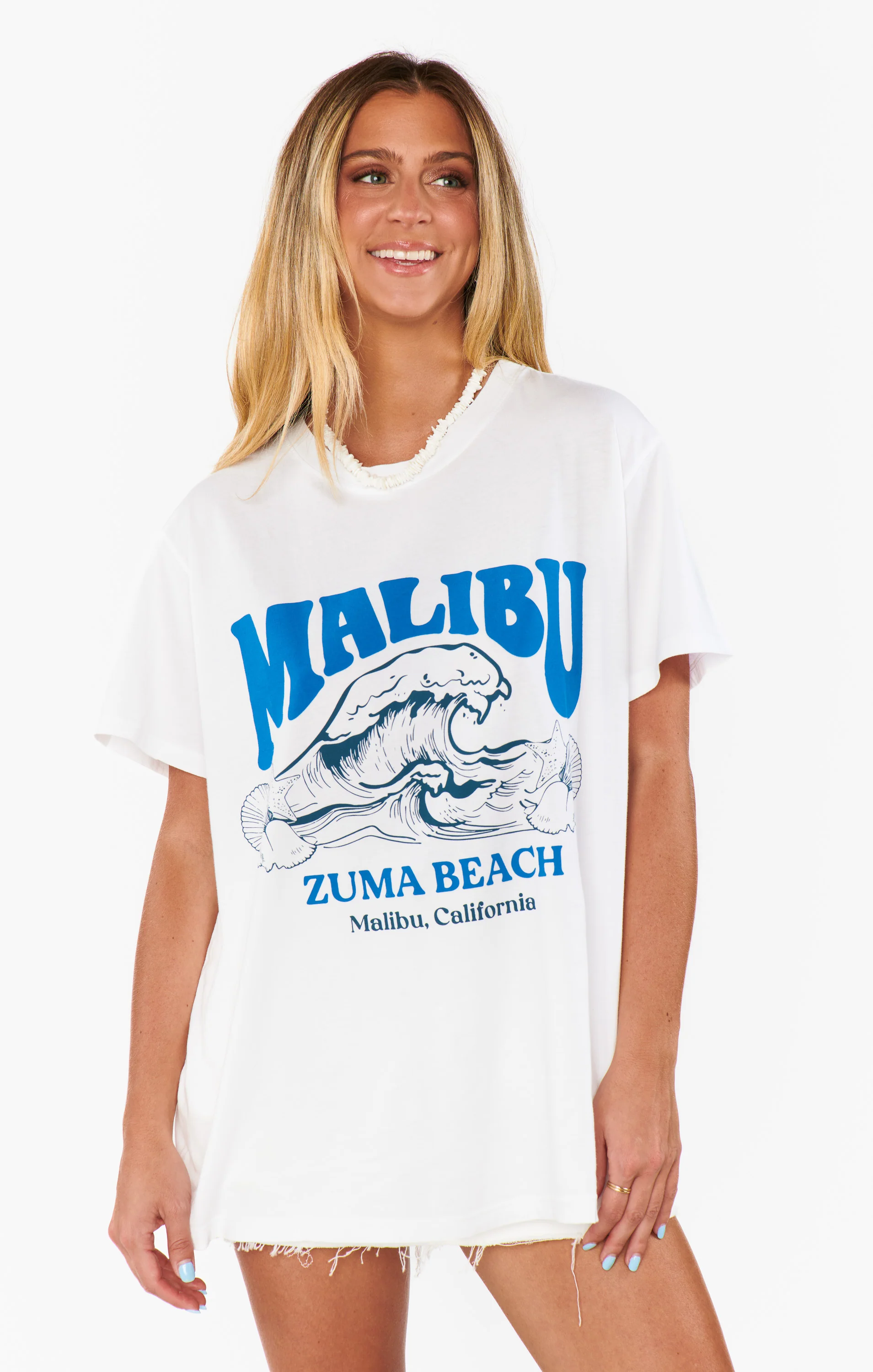 Travis Tee ~ Malibu Beach Graphic