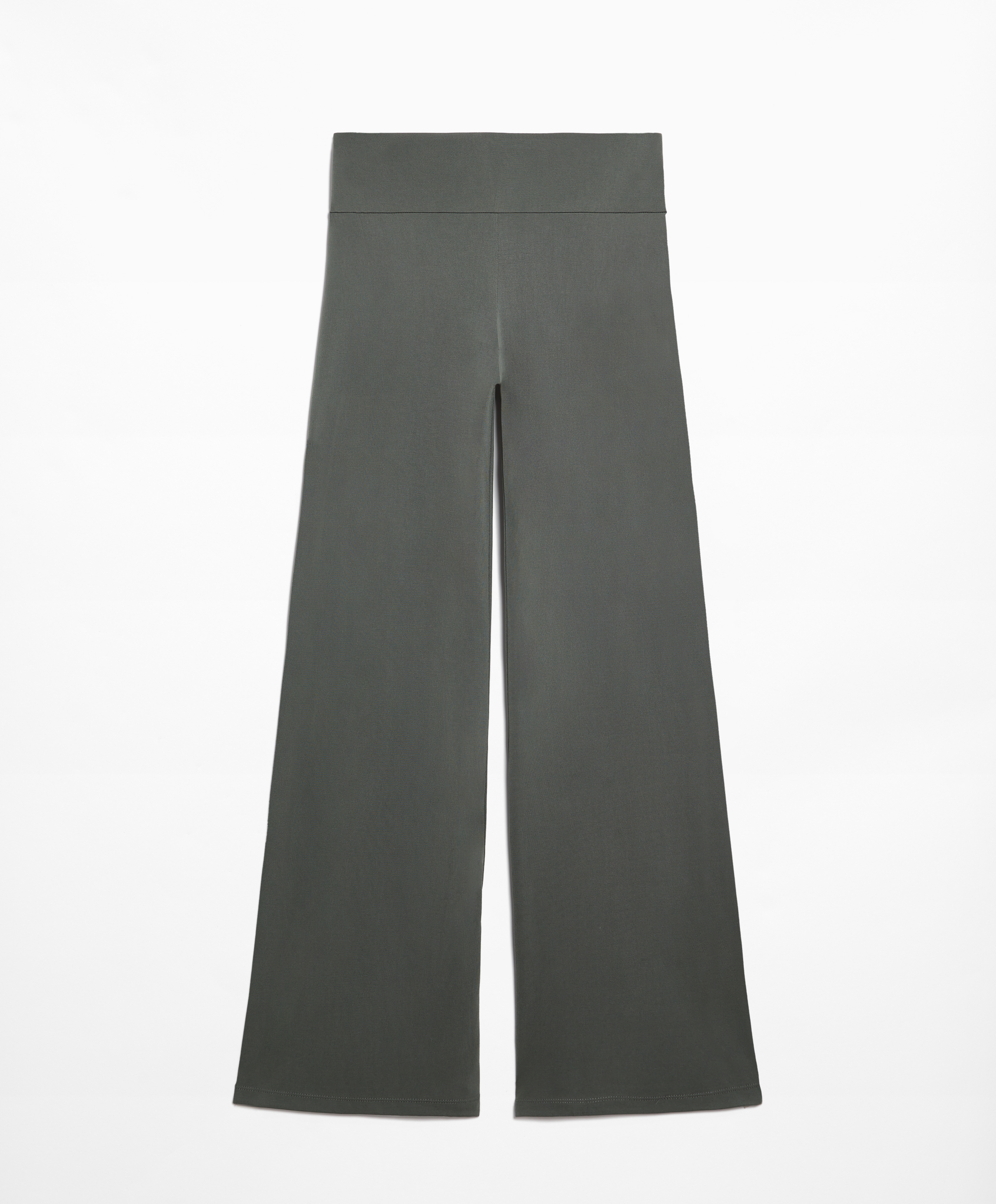 OYSHO Modal blend flare trousers