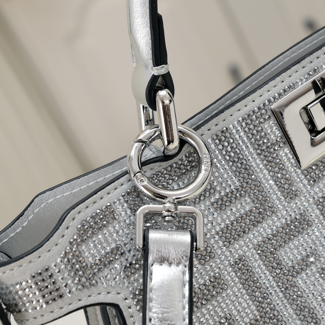 Fen Peekaboo ISeeU Petite diamond tote bag - Top Club
